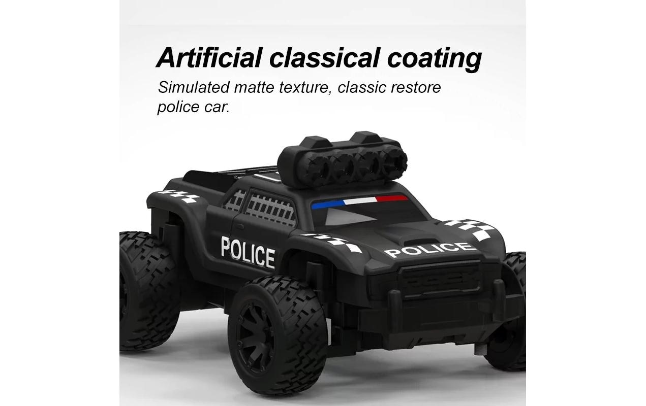 RC-Auto »Turbo Racing Micro Monster Truck C82, Police,«