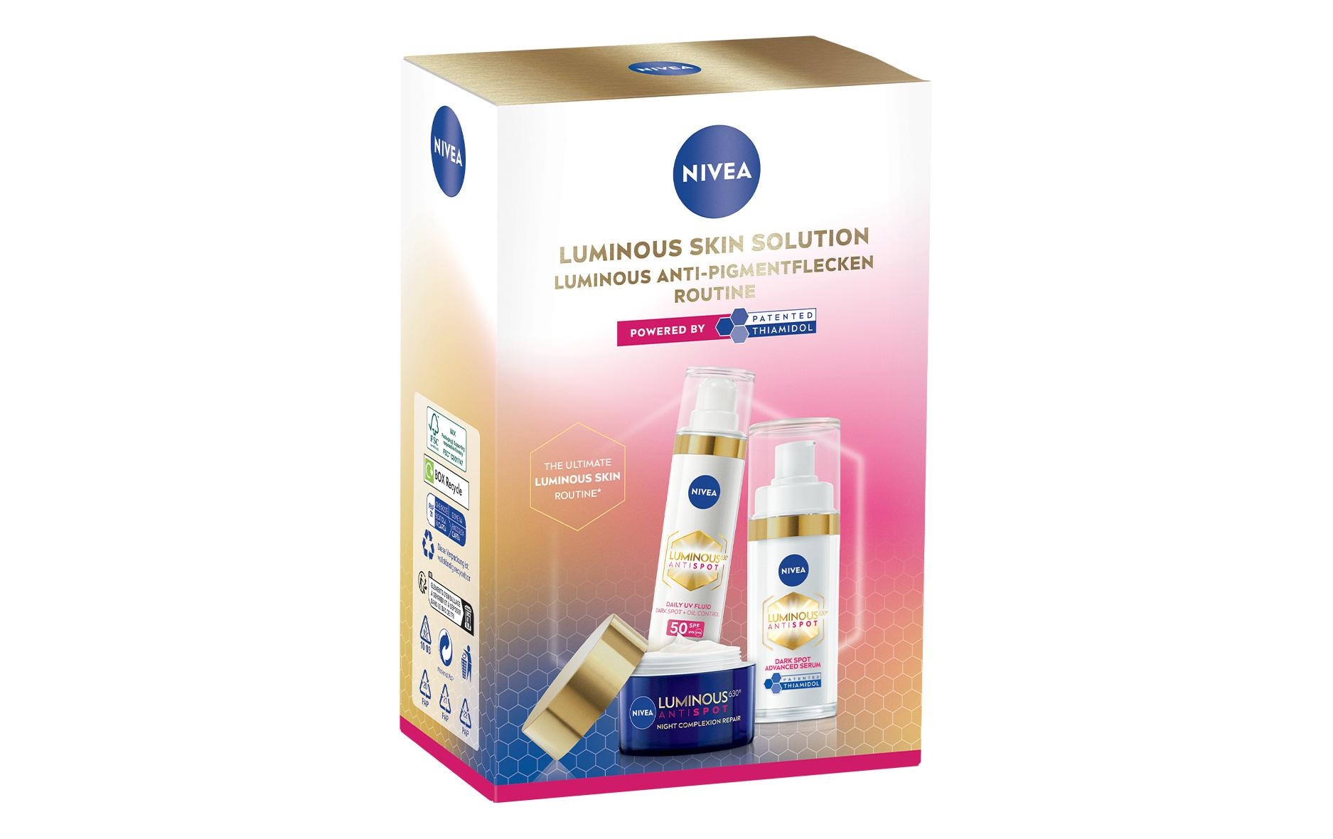 Nivea Set de soins du visage »NIVEA LUMINOUS630® Anti-Pigmenflecken Routine Set«