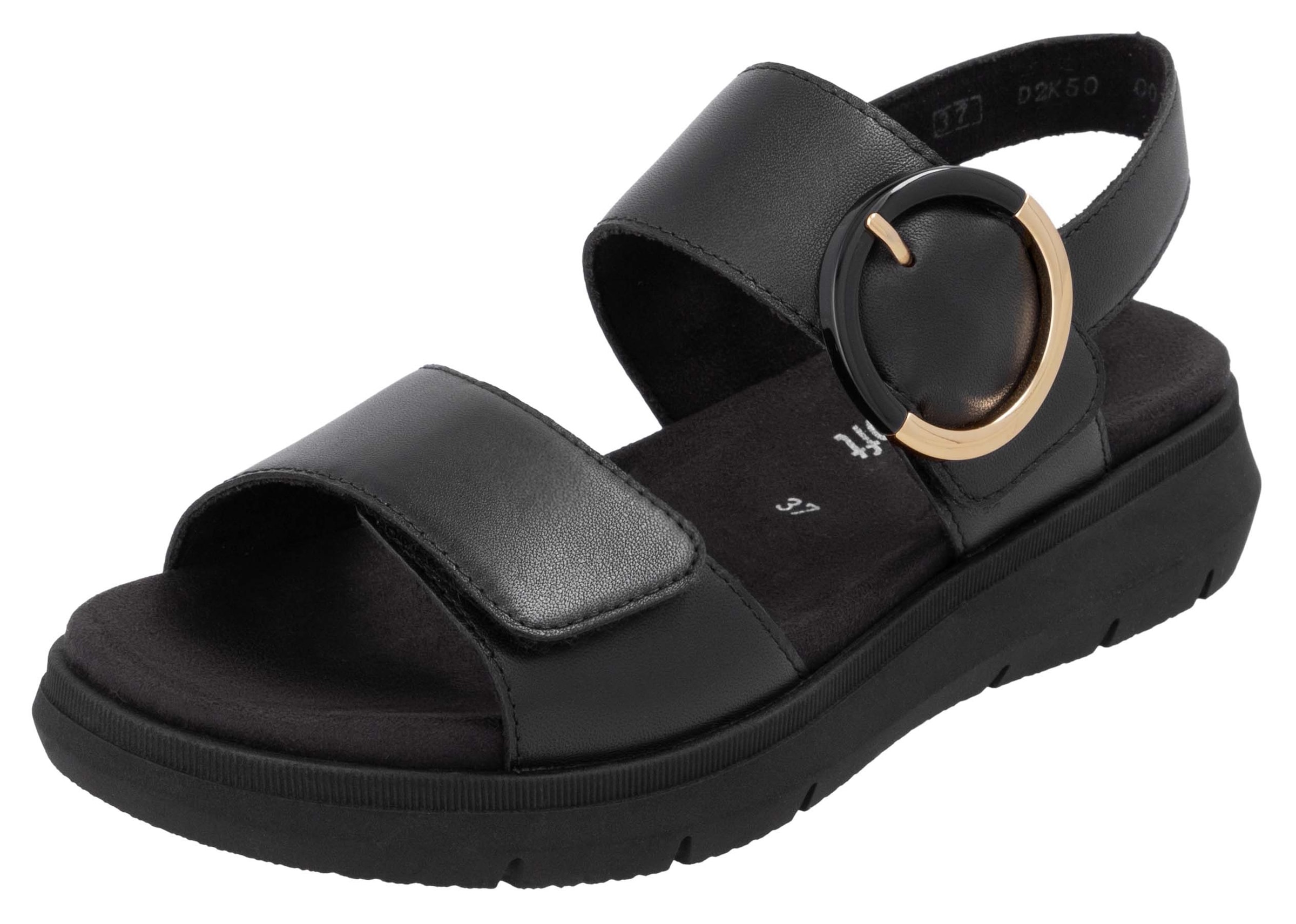 Image of Remonte Riemchensandale, Sandale, Bequemschuh, Sommerschuh mit praktischen Klettverschlüssen