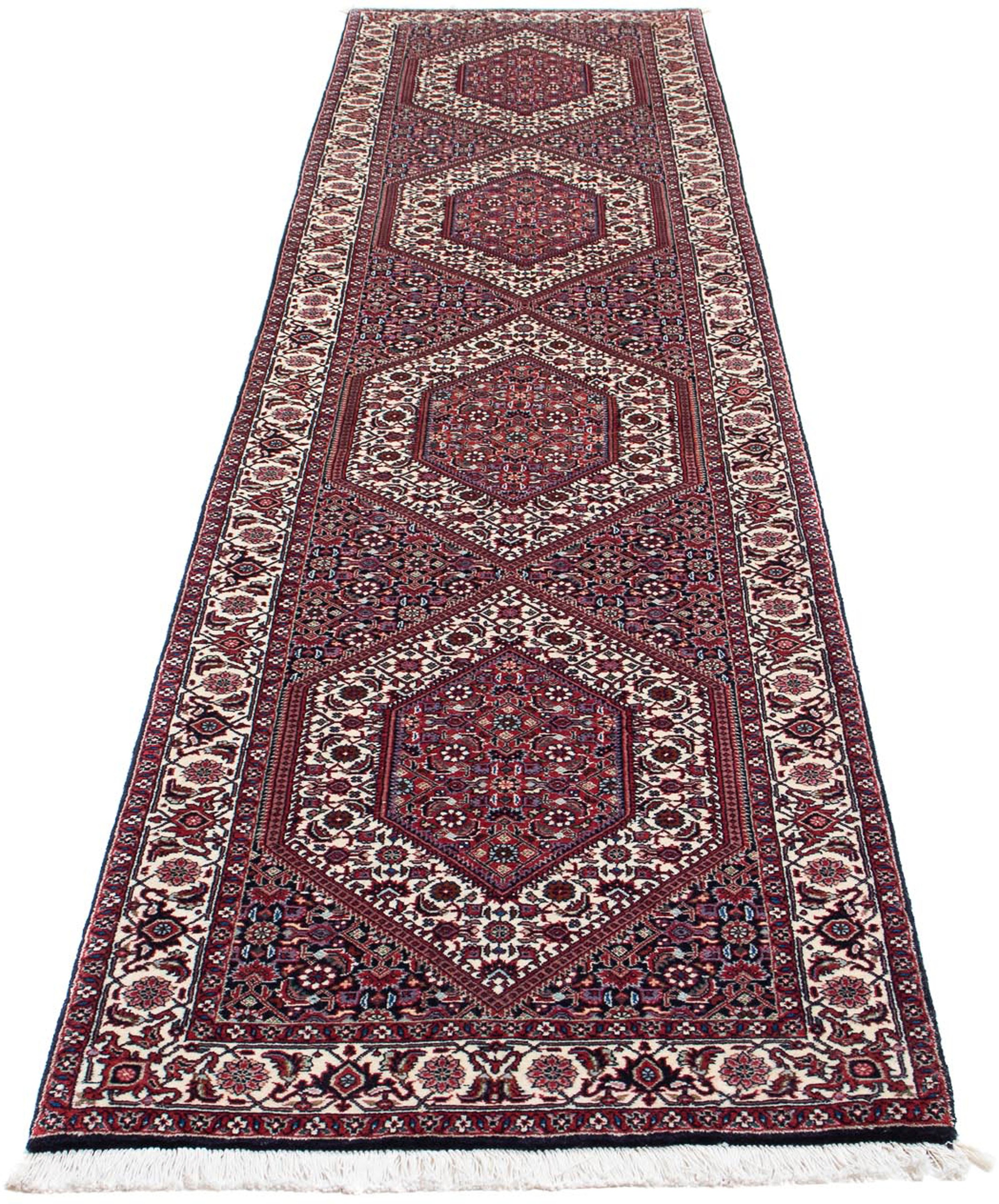 Image of morgenland Orientteppich »Perser - Bidjar - 350 x 74 cm - mehrfarbig«, rechteckig, 15 mm Höhe, Wohnzimmer, Handgeknüpft, Einzelstück mit Zertifikat bei Ackermann Versand Schweiz