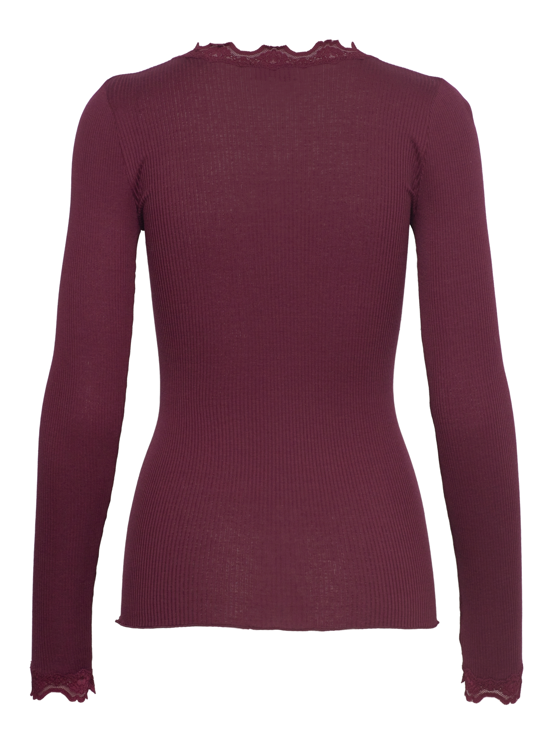 rosemunde Longsleeve »Babette silk shirt mit Seide« Langarm, mit Spitze, feminin, bequem, Seidenmix