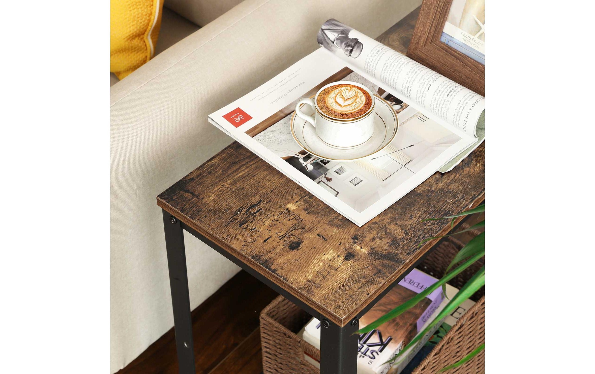 VASAGLE Couchtisch »mit Ablage 60 x 60 cm«