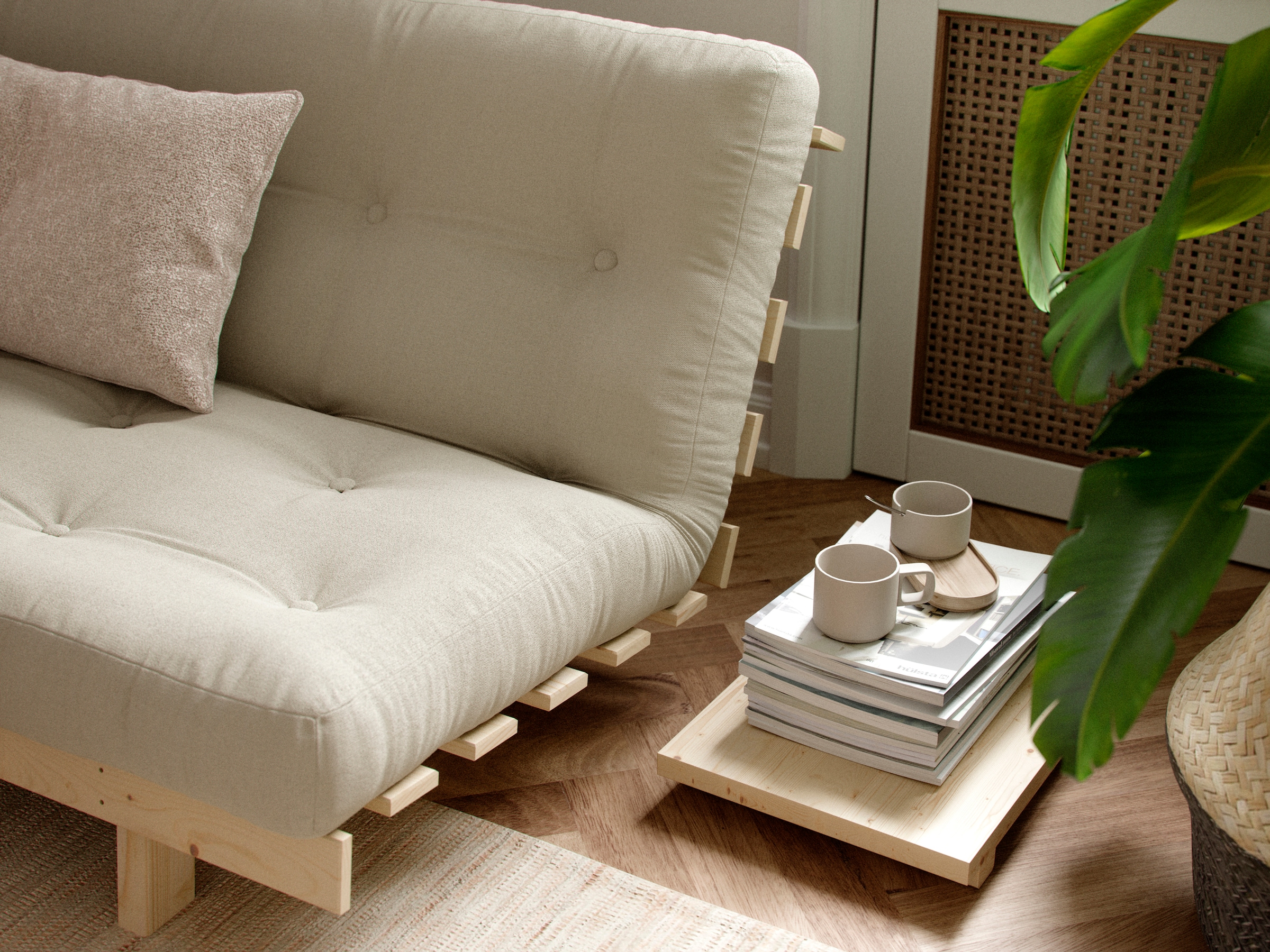 Karup Design Canapé-lit »Lean« avec fonction lit et matelas futon