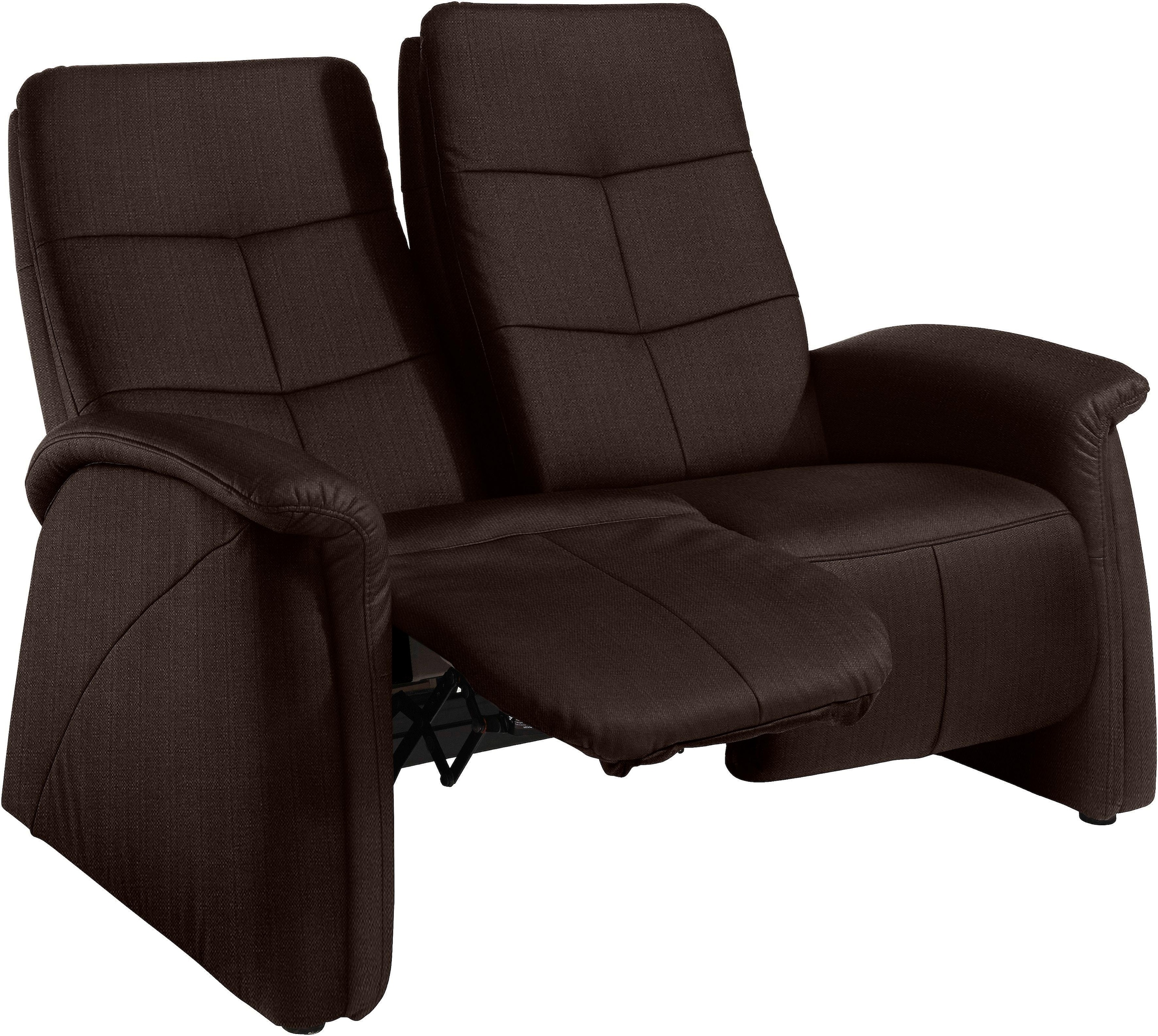 exxpo - sofa fashion Sofa »Tivoli, Kinosofa, bequem und komfortabel durch die Relaxfunktion«, (2-sitzig), schmale Armlehnen