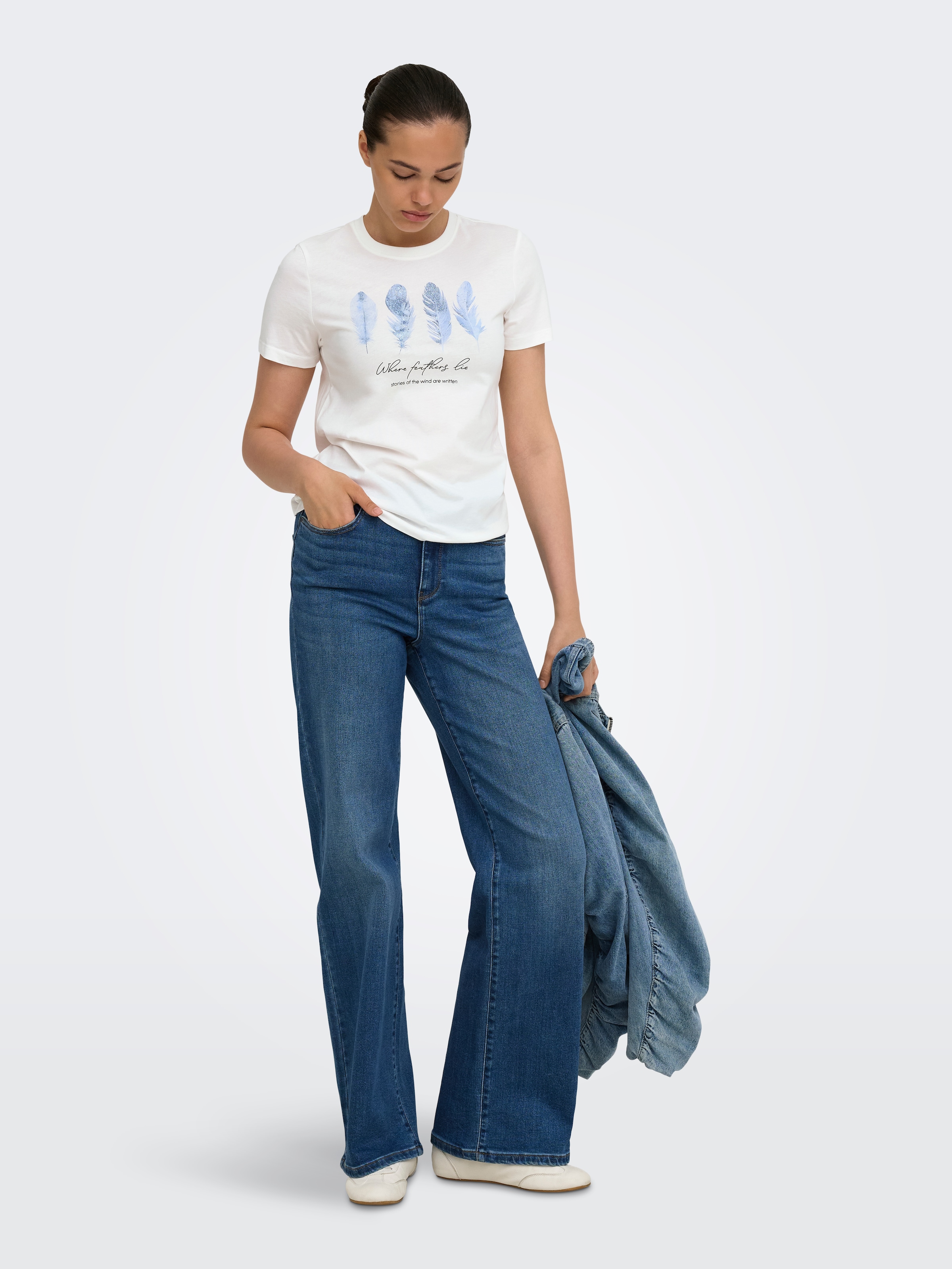 ONLY Kurzarmshirt »ONLDREAMER S/S TEE JRS« Baumwolle, regular fit