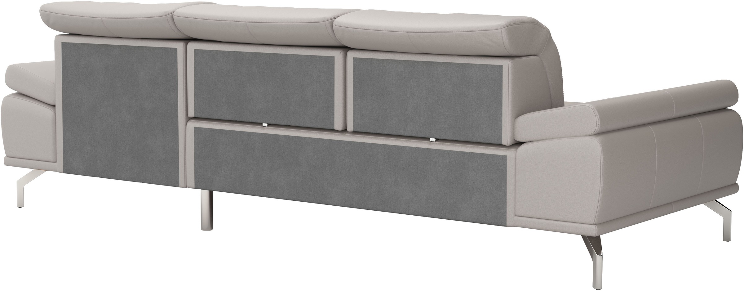 Places of Style Ecksofa »Caluna«, Inkl.Sitztiefenverstellung, wahlweise mit Kopf- und Armteilverstellung
