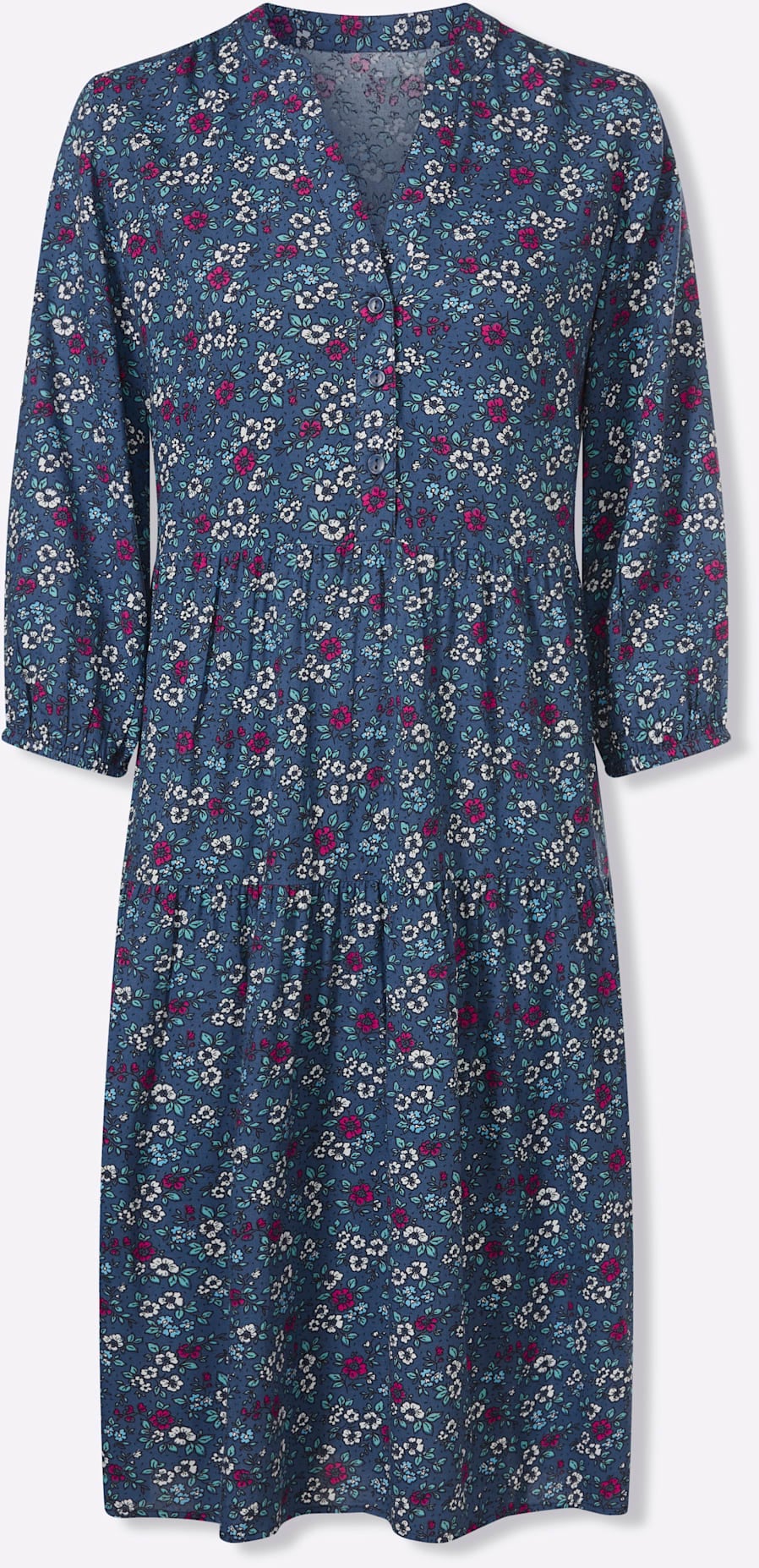 Classic Basics Robe en ligne A »Stufenkleid«