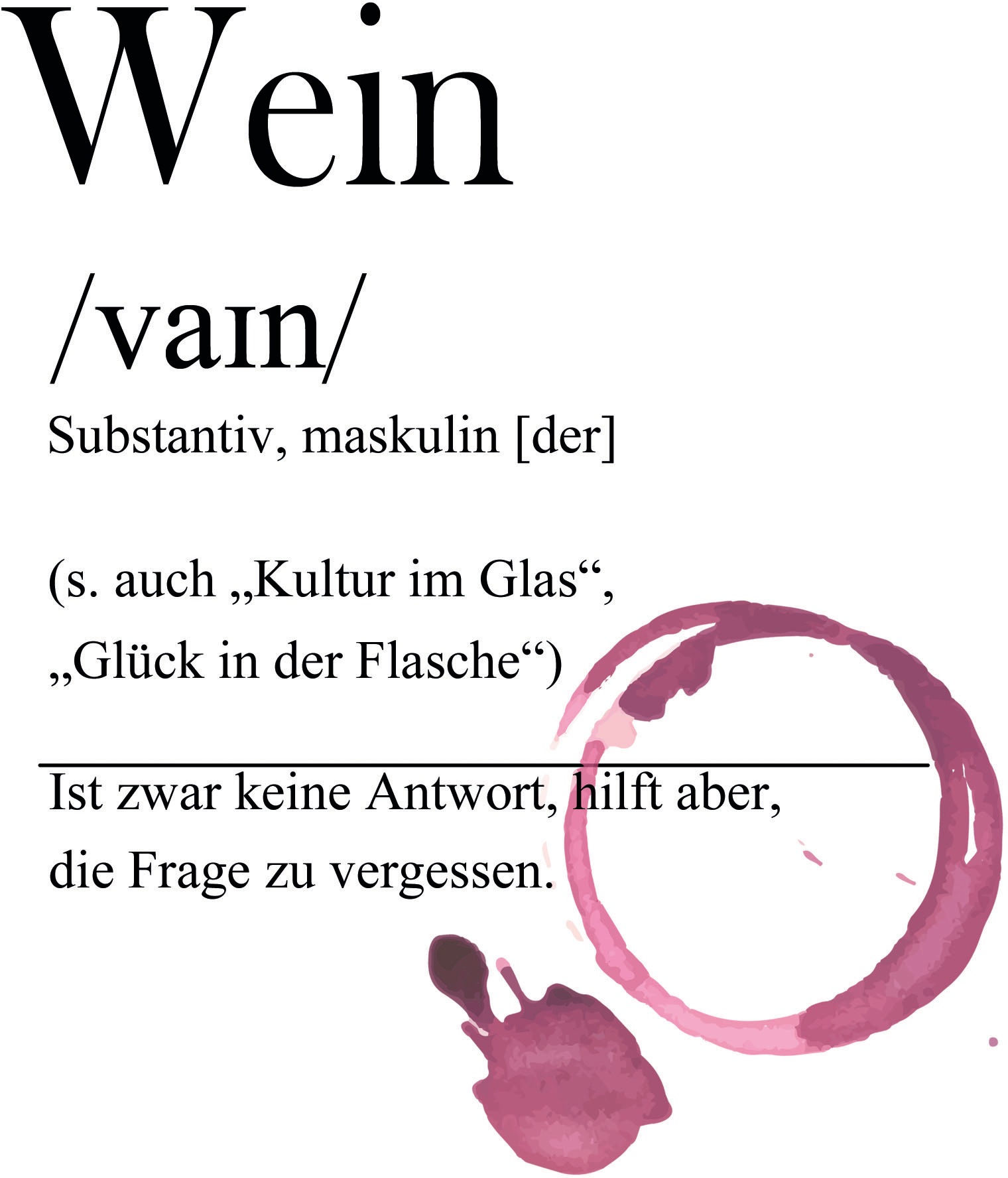 Image of Bönninghoff Leinwandbild »Wein«, (1 St.) bei Ackermann Versand Schweiz