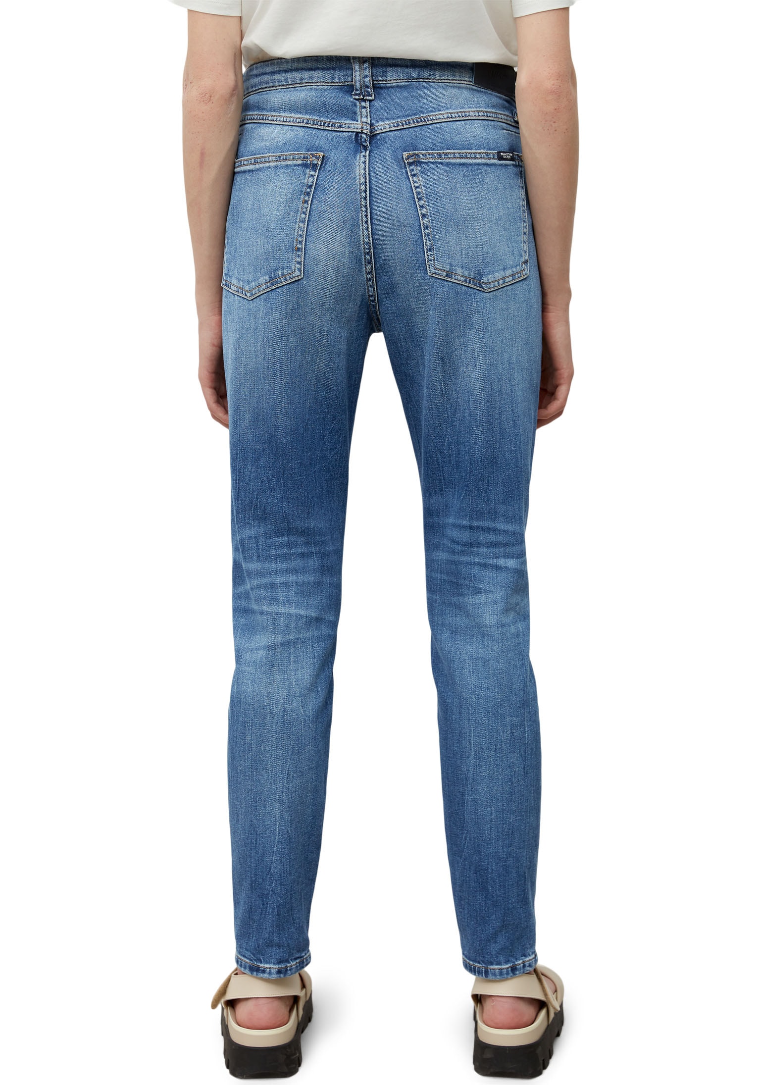 Marc O'Polo DENIM Boyfriend-Jeans »Freja«, in heller Waschung