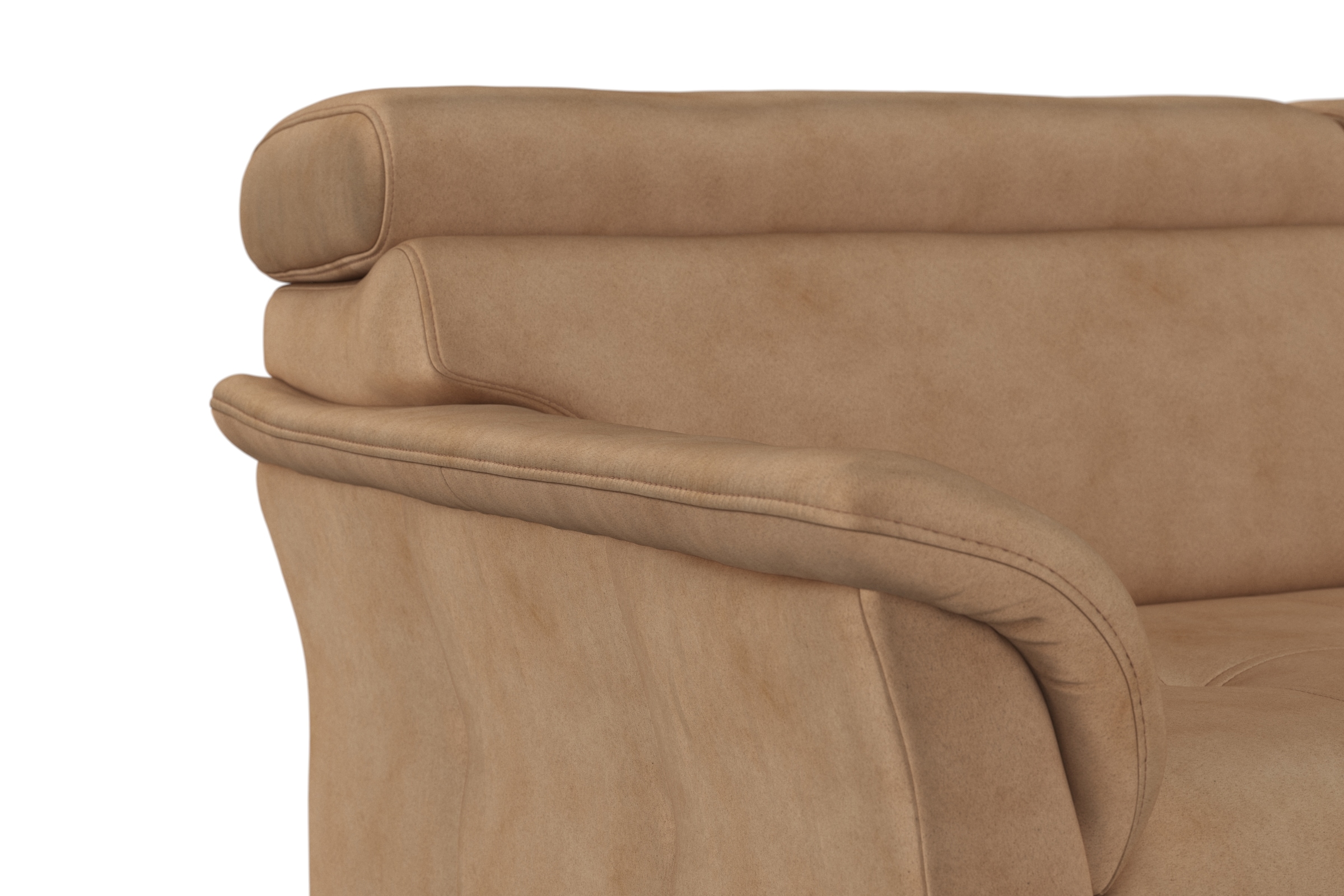 sit&more Ecksofa »Marano L-Form« inklusive Kopfteilverstellung, wahlweise mit Bettfunktion, Bettkasten