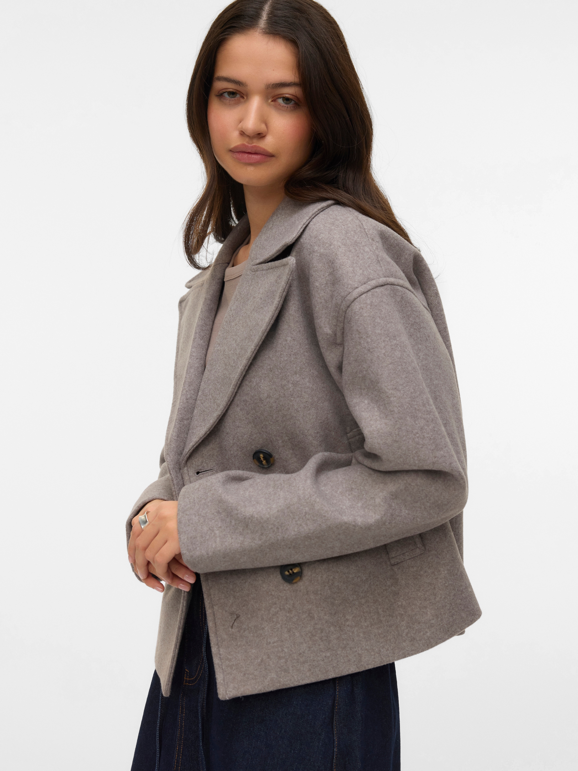 Image of Vero Moda Cabanjacke "VMVINCELINE SHORT JACKET NOOS" mit Knopfleiste