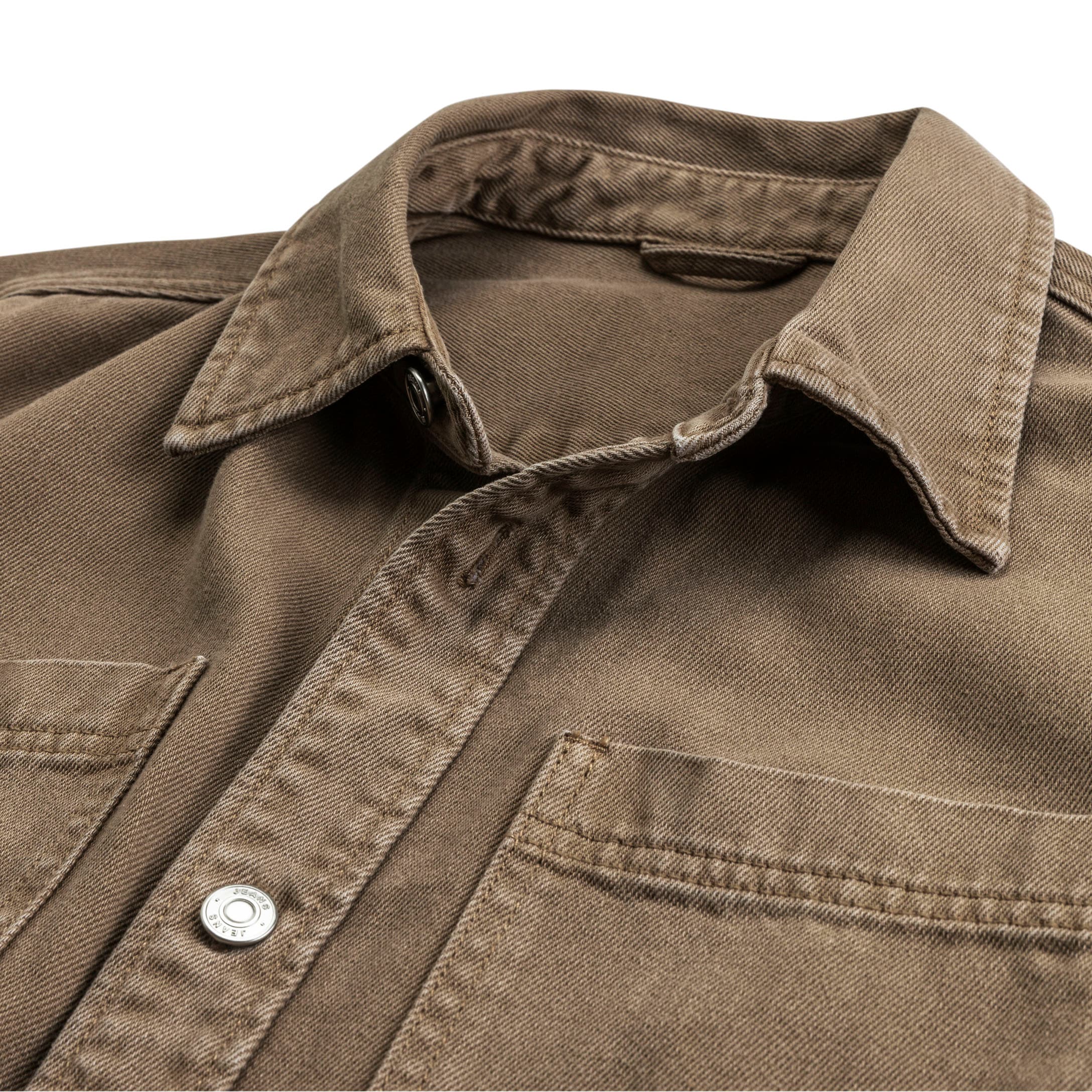 John Devin Hemdjacke », weites Overshirt«, aus Baumwolle, mit aufgesetzten Taschen