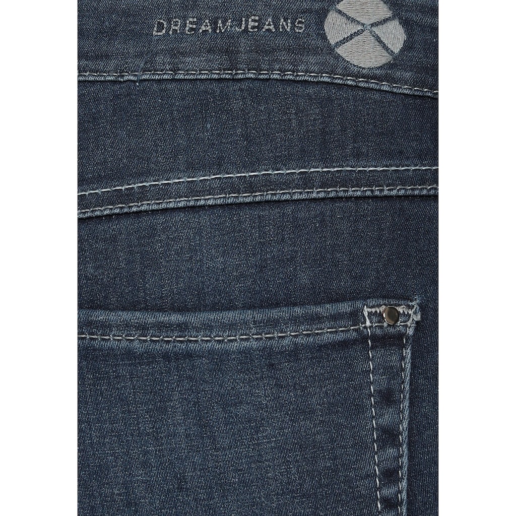 MAC 7/8-Jeans »Dream Chic«, verkürzte Form mit Reissverschluss