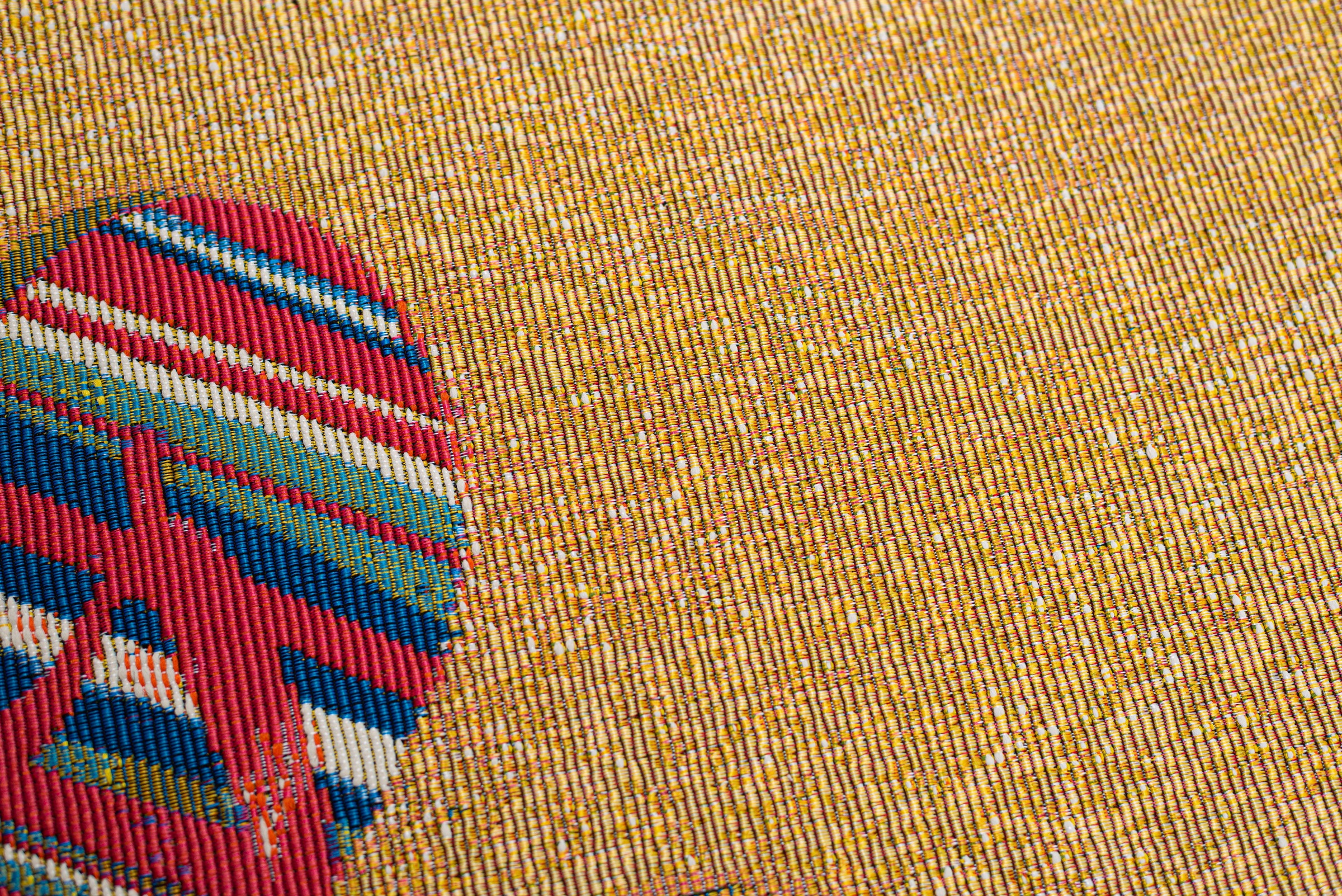 Sansibar Teppich »Rantum Beach SA-017« rechteckig 5 mm Höhe Flachgewebe, modernes Design, Motiv Badelatschen, Outdoor geeignet