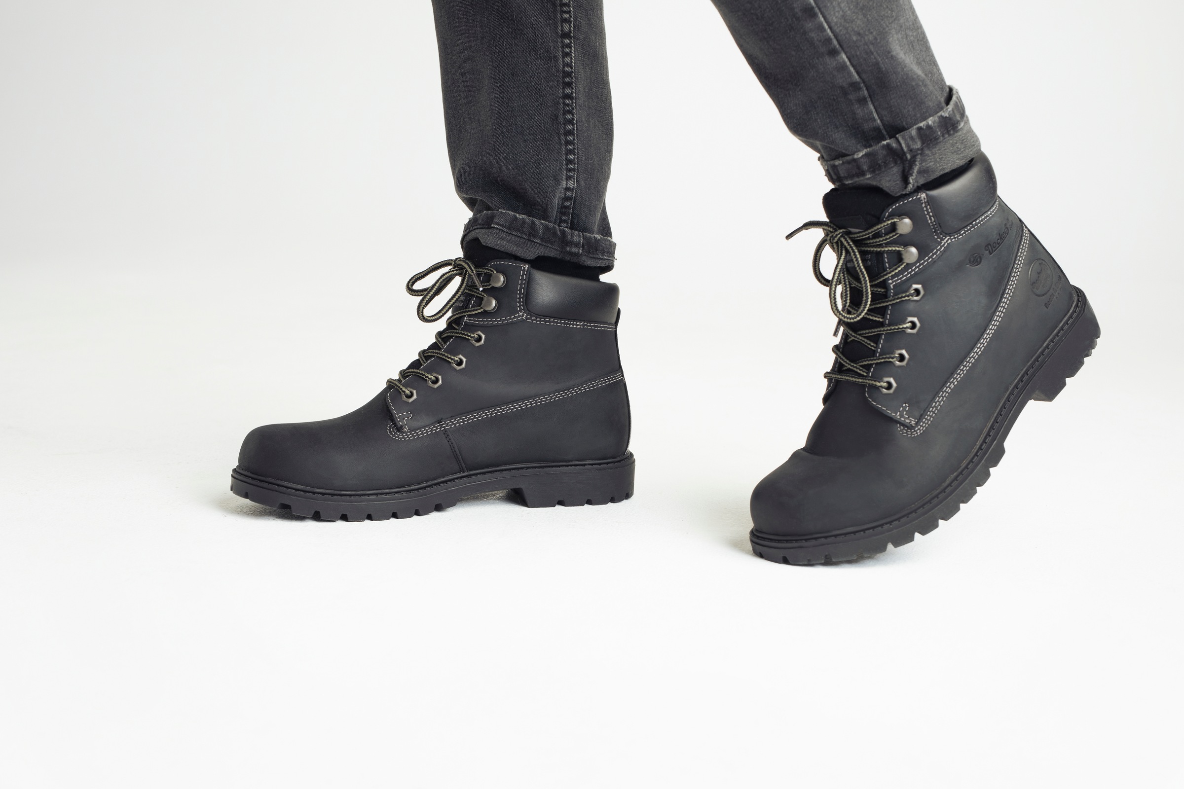 Dockers by Gerli Bottes d'hiver  worker boots, bottines à lacets avec talon bloc