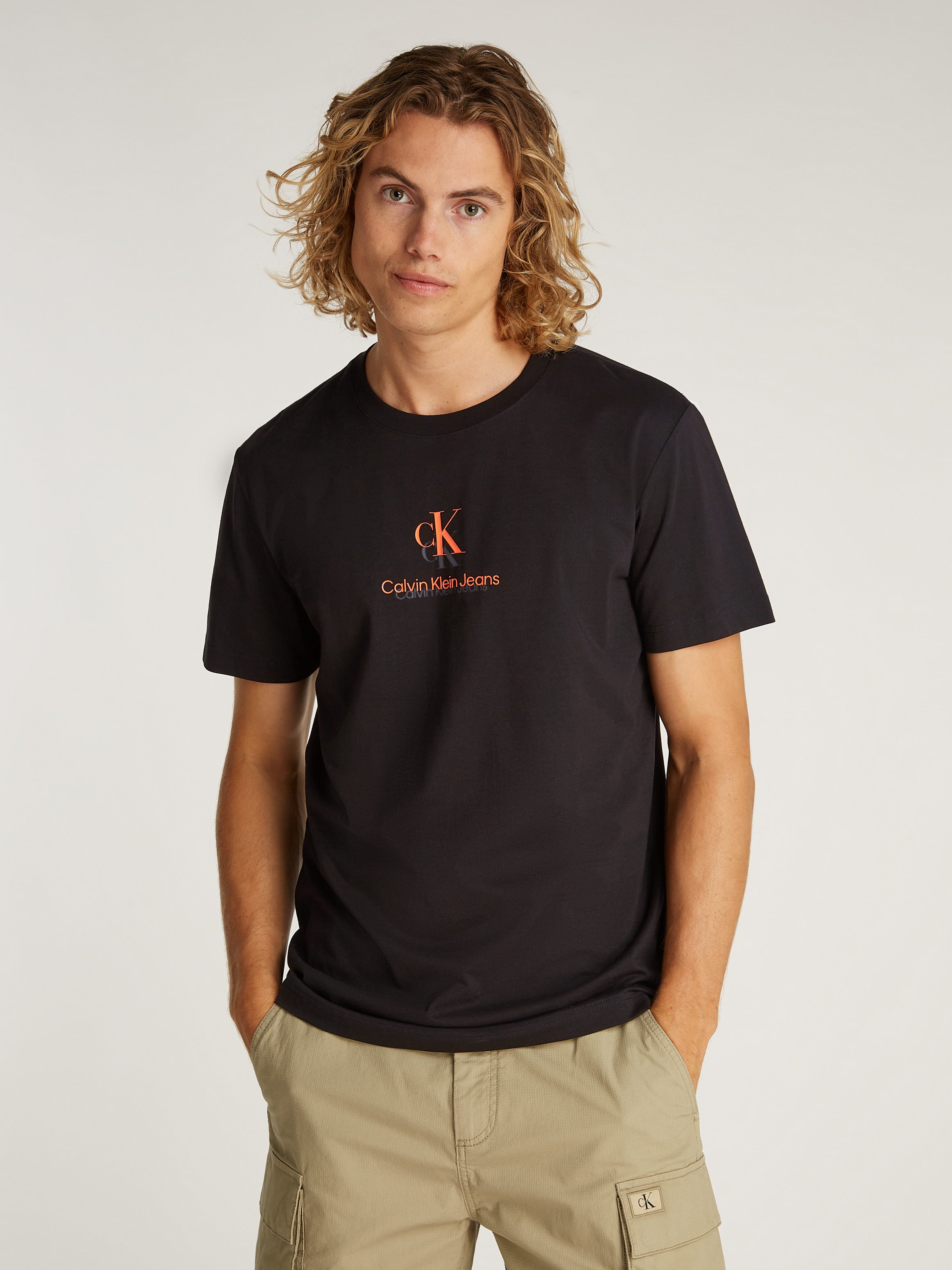 Calvin Klein Jeans T-Shirt »SHADOW LOGO TEE«, mit Logodruck