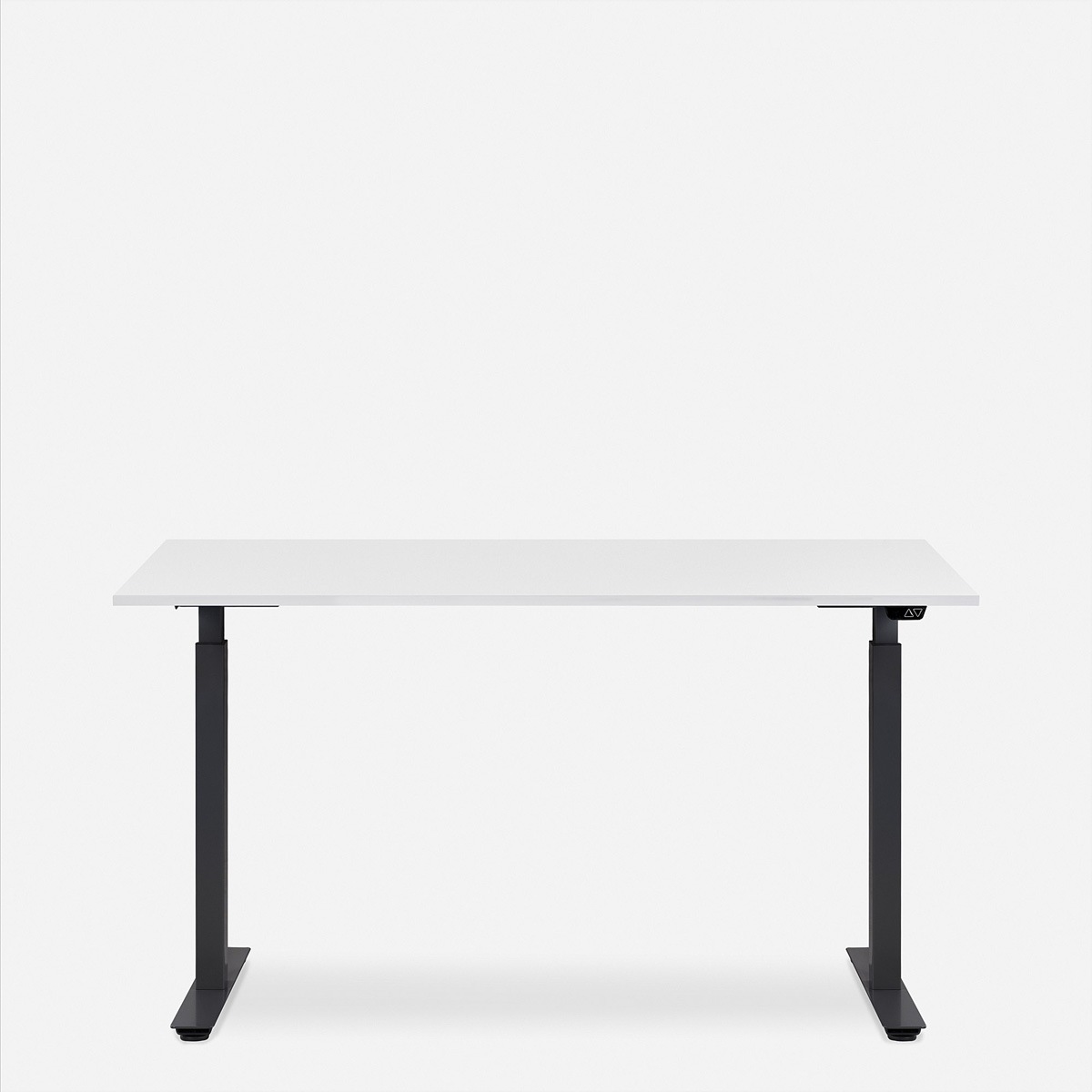 Schreibtische »WRK21 Schreibtisch Smart 180 x 80 cm, Höhenverstellbar, Weiss Uni / Schwarz«