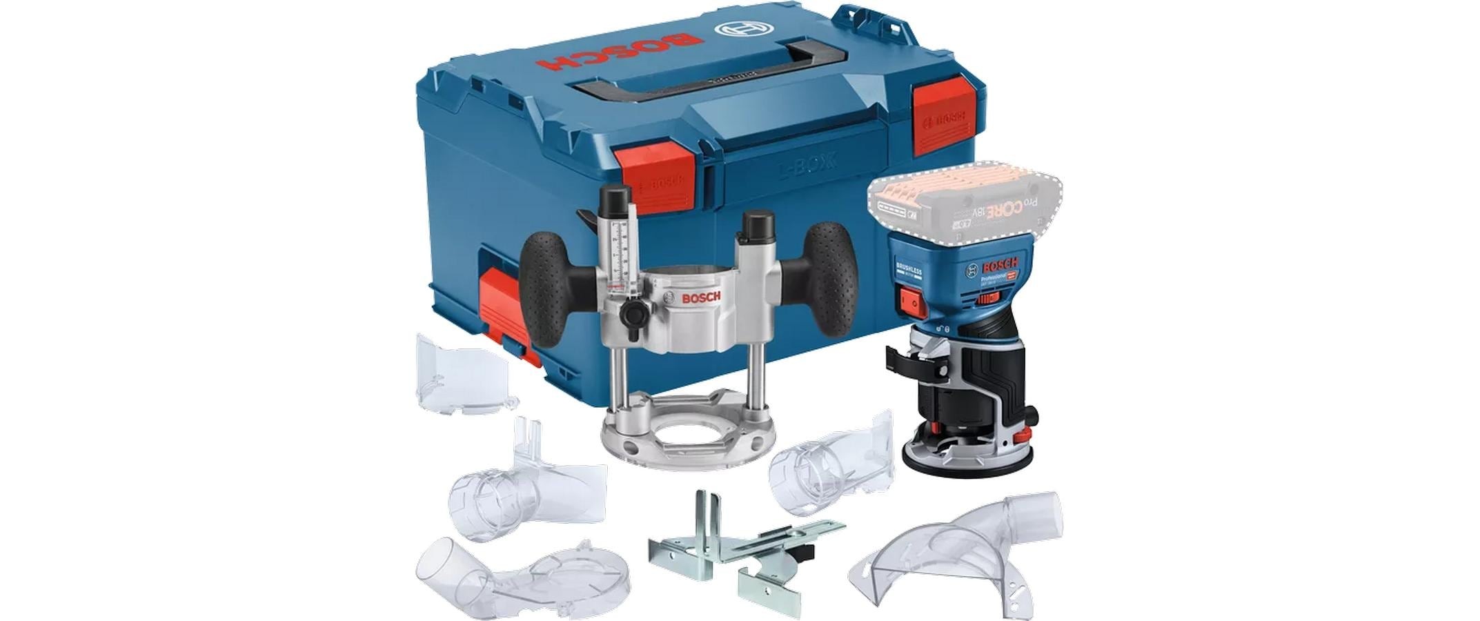 Image of Bosch Professional Akku-Fräse "GKF 18 V-8 Taucheinheit TE 600 in L-BOXX"