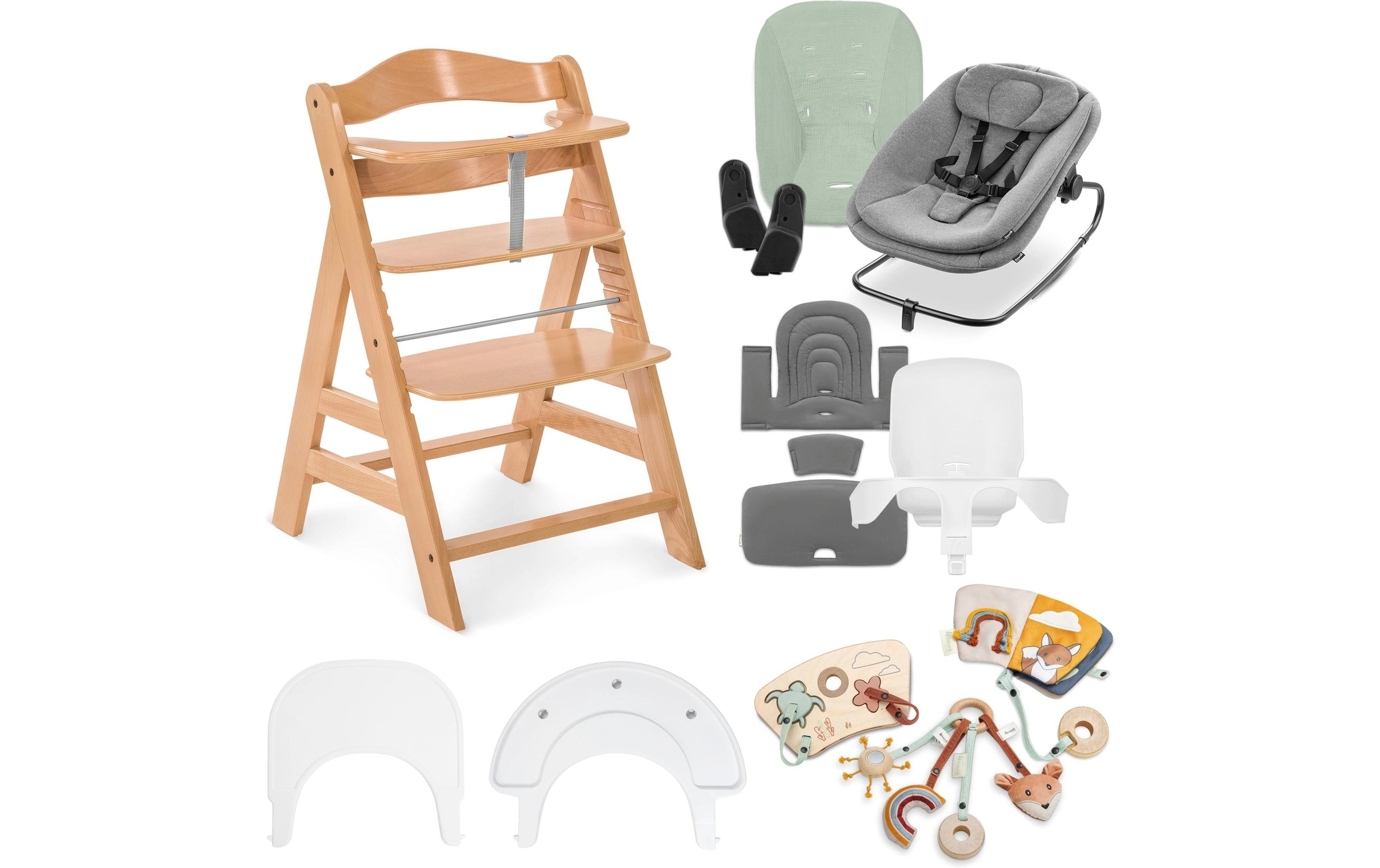 Image of Hauck Hochstuhl "Alpha Start N Grow Set" ()