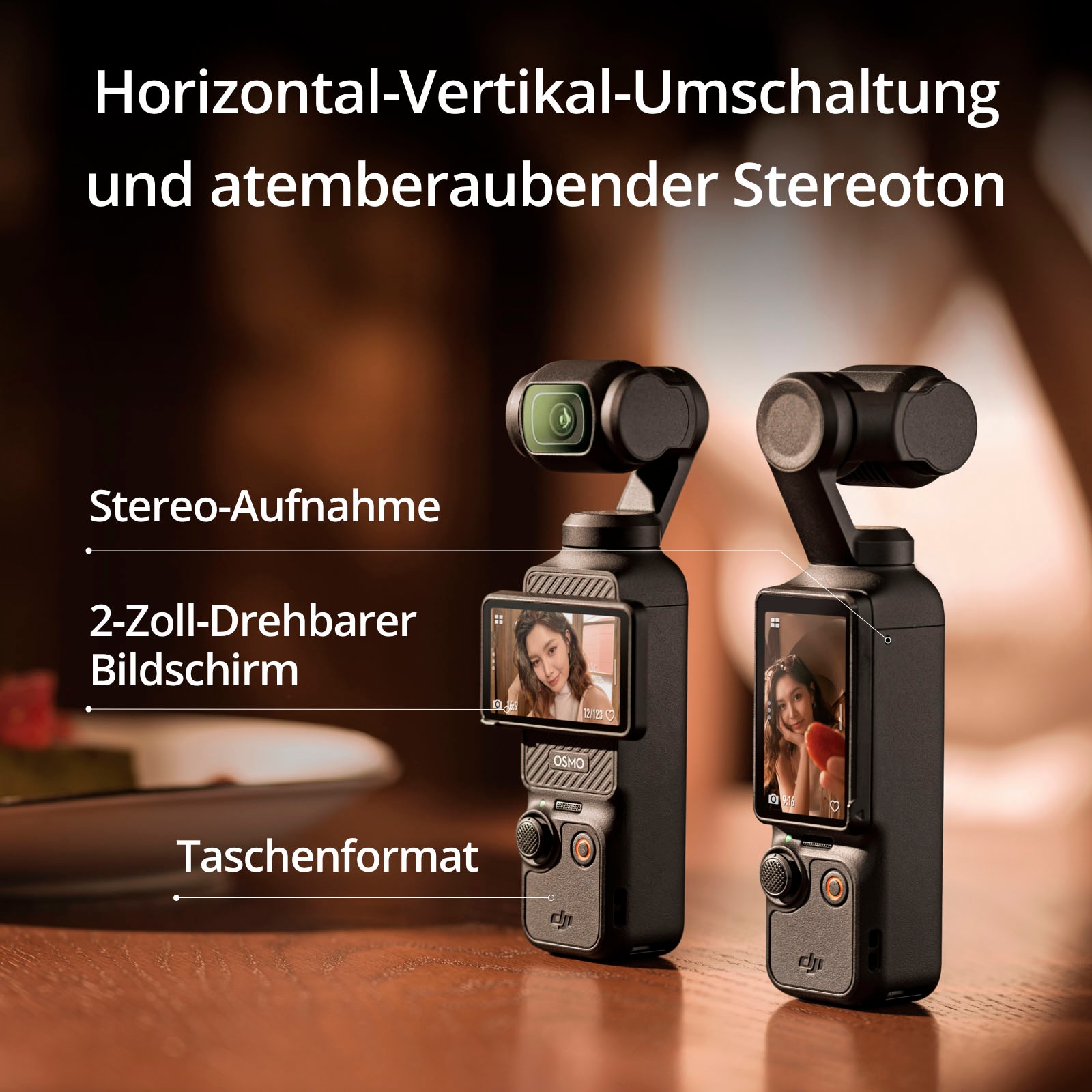 DJI Caméscope »Osmo Pocket 3« 4K Ultra HD