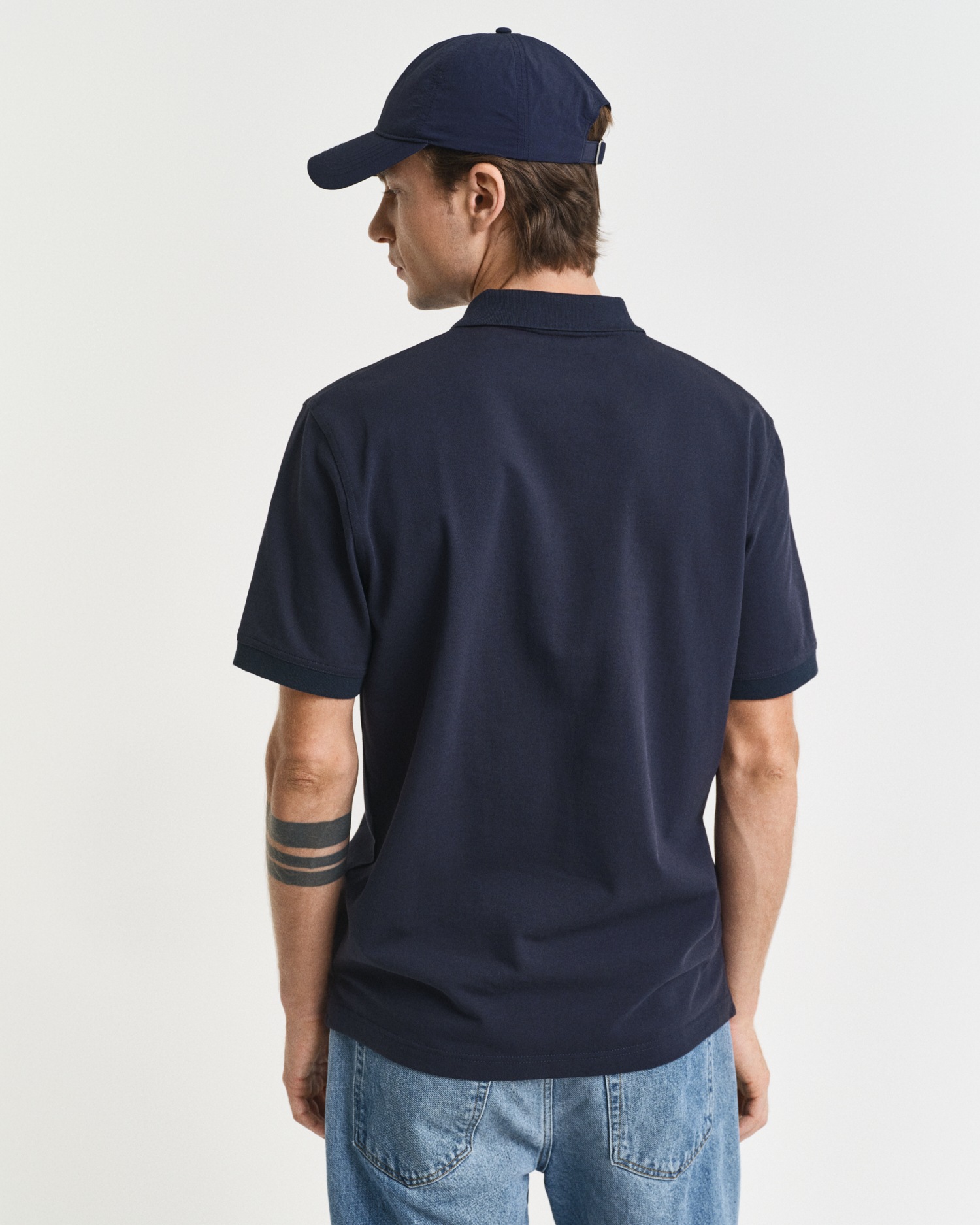 Gant Polo »REG CONTRAST PIQUE SS RUGGER«, mit kontrastfarbenen Einsätzen
