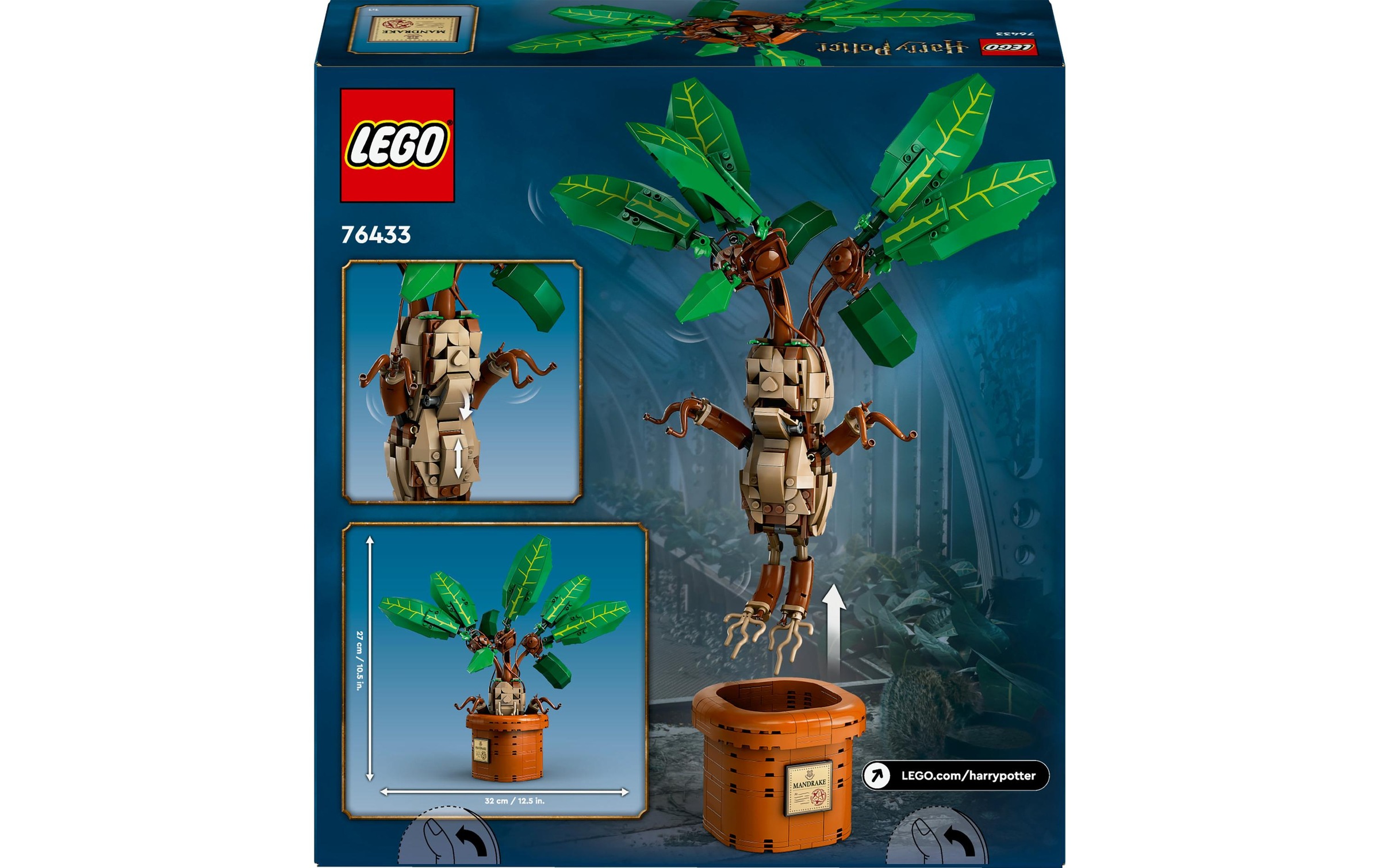 LEGO® Spielbausteine »Harry Potter Zaubertrankpflanze: Alraune 76433«