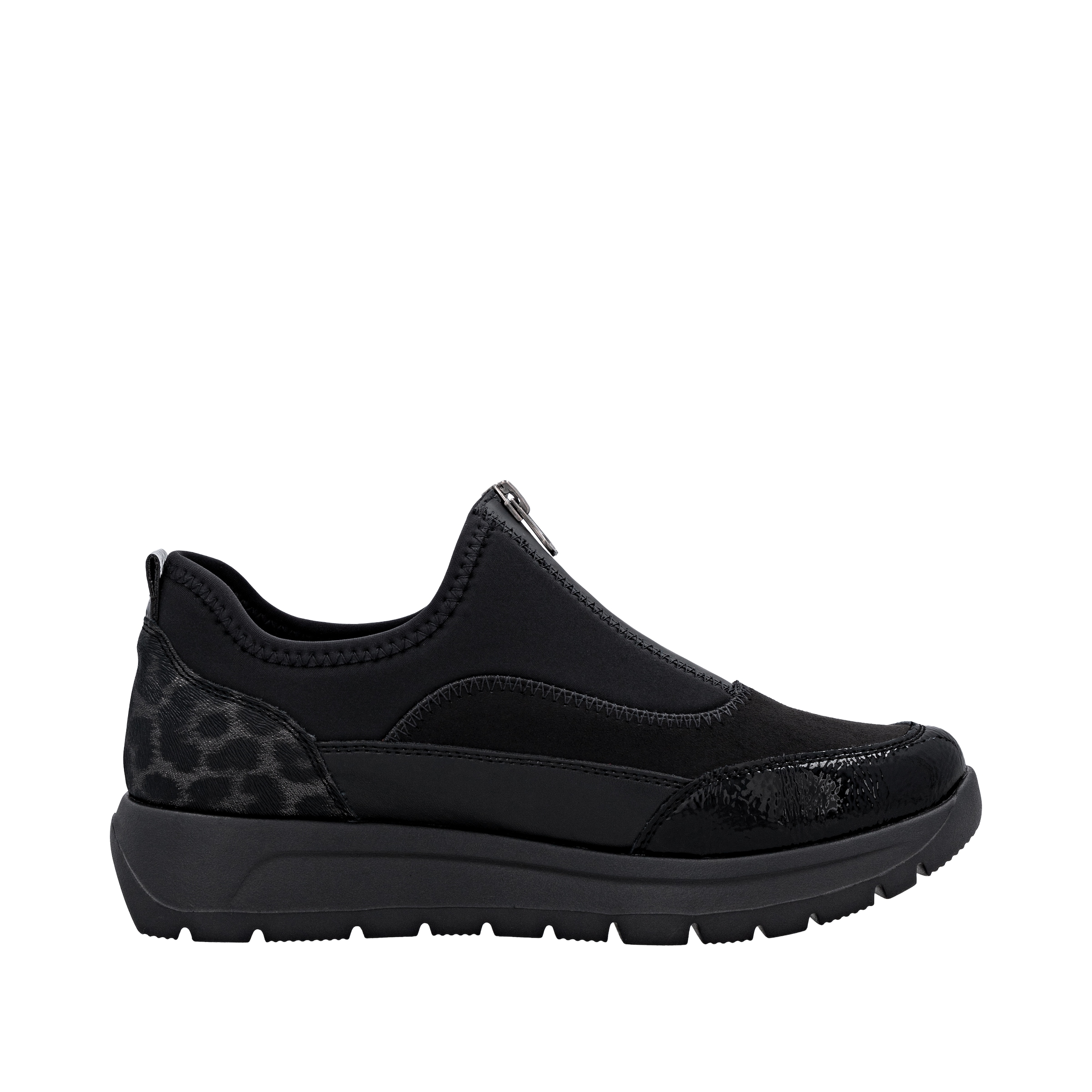 Remonte Baskets à plateforme  Halbschuh, Casual-Sneaker mit Lackdetails