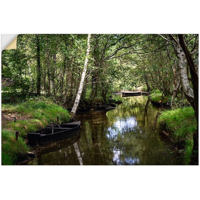 Artland Wandbild »Romantische Flusslandschaft Frankreich«, Waldbilder, (1 St.),  als Alubild, Leinwandbild, Wandaufkleber oder Poster in versch. Grössen  bequem kaufen