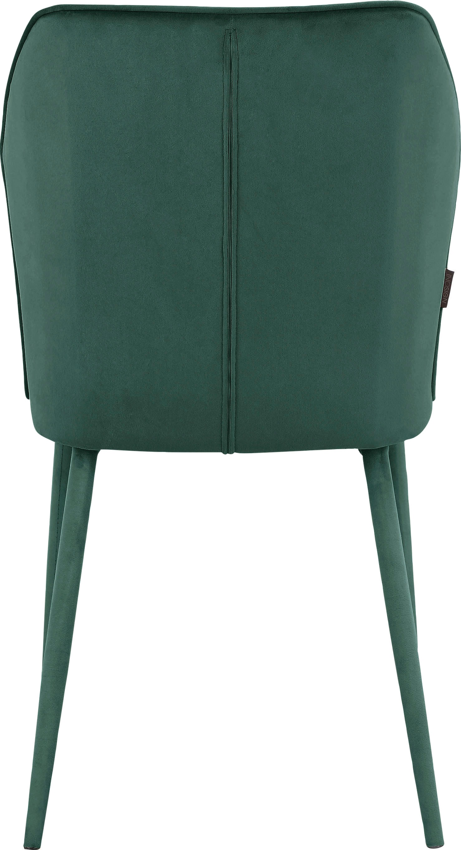 INOSIGN Esszimmerstuhl »Koa«, 2 St., Veloursstoff, in Velourstoff, mit Sitz und Rücken gepolstert, Sitzhöhe 49 cm