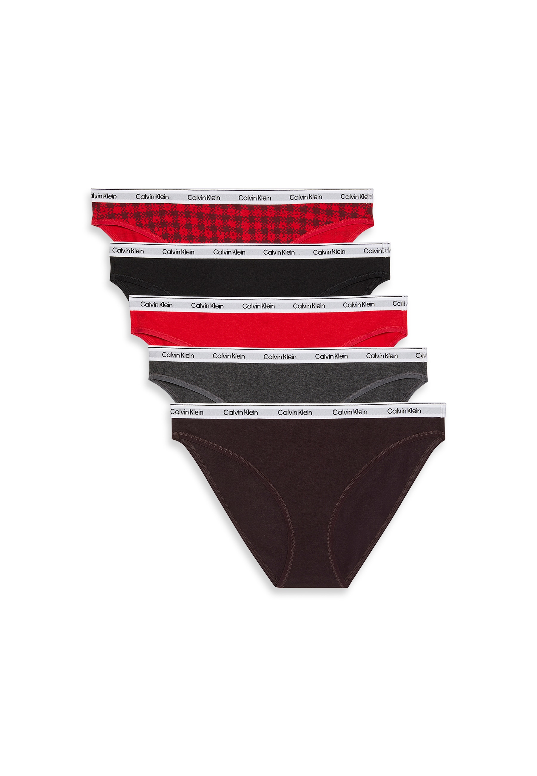 Image of Calvin Klein Underwear Bikinislip "5 PACK BIKINI (LOW-RISE)" Packung, 5er-Pack, 5 Stk. mit Logobund