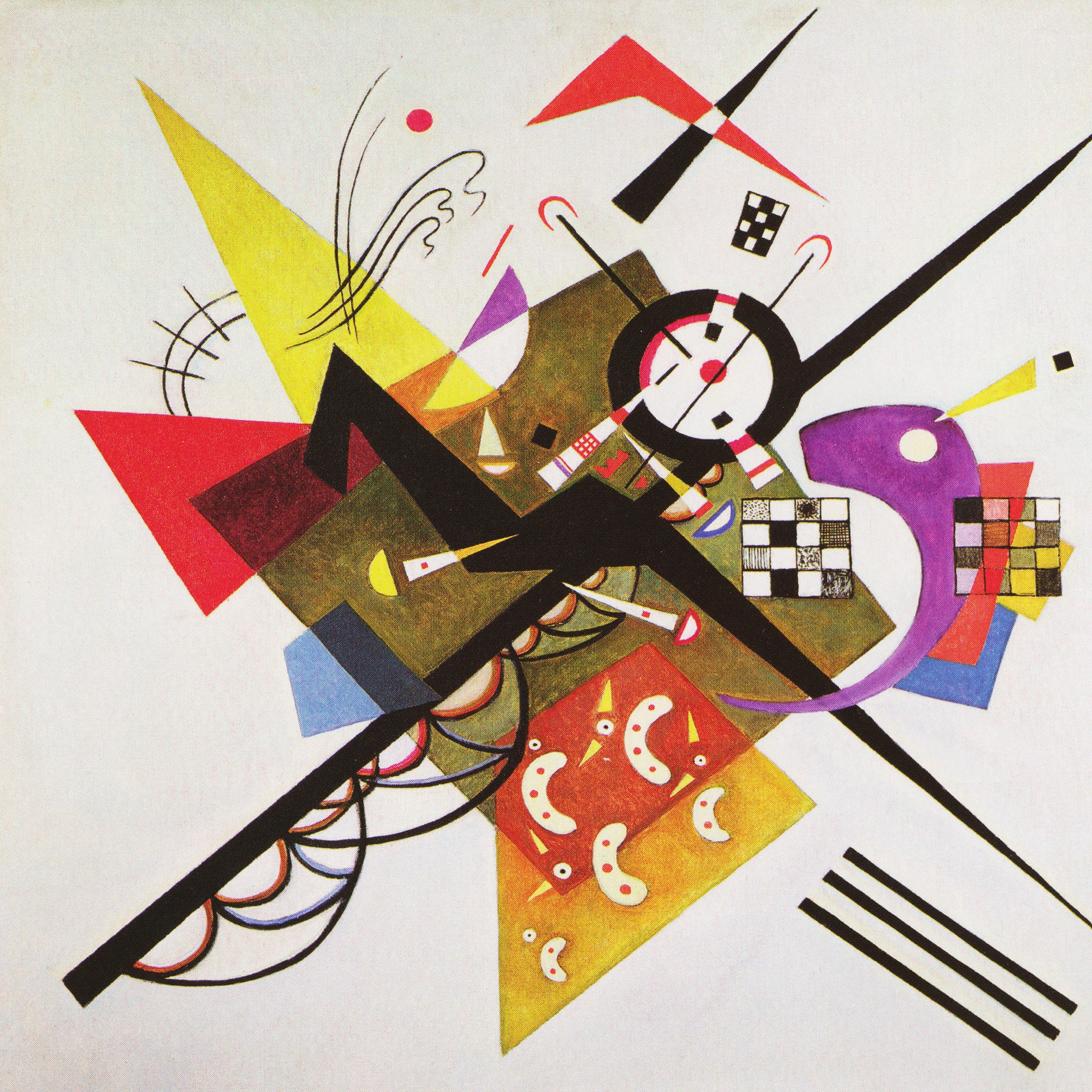Image of my home Deco-Panel »W. KANDINSKY / On White II«, (70/3/70 cm) bei Ackermann Versand Schweiz