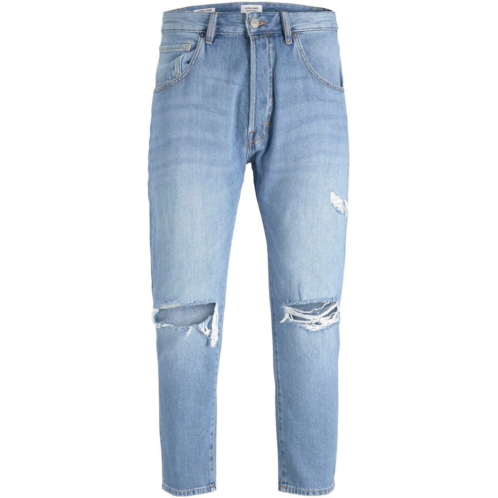Jack & Jones Tapered-fit-Jeans »JJIFRANK JJORIGINAL CROPPED«