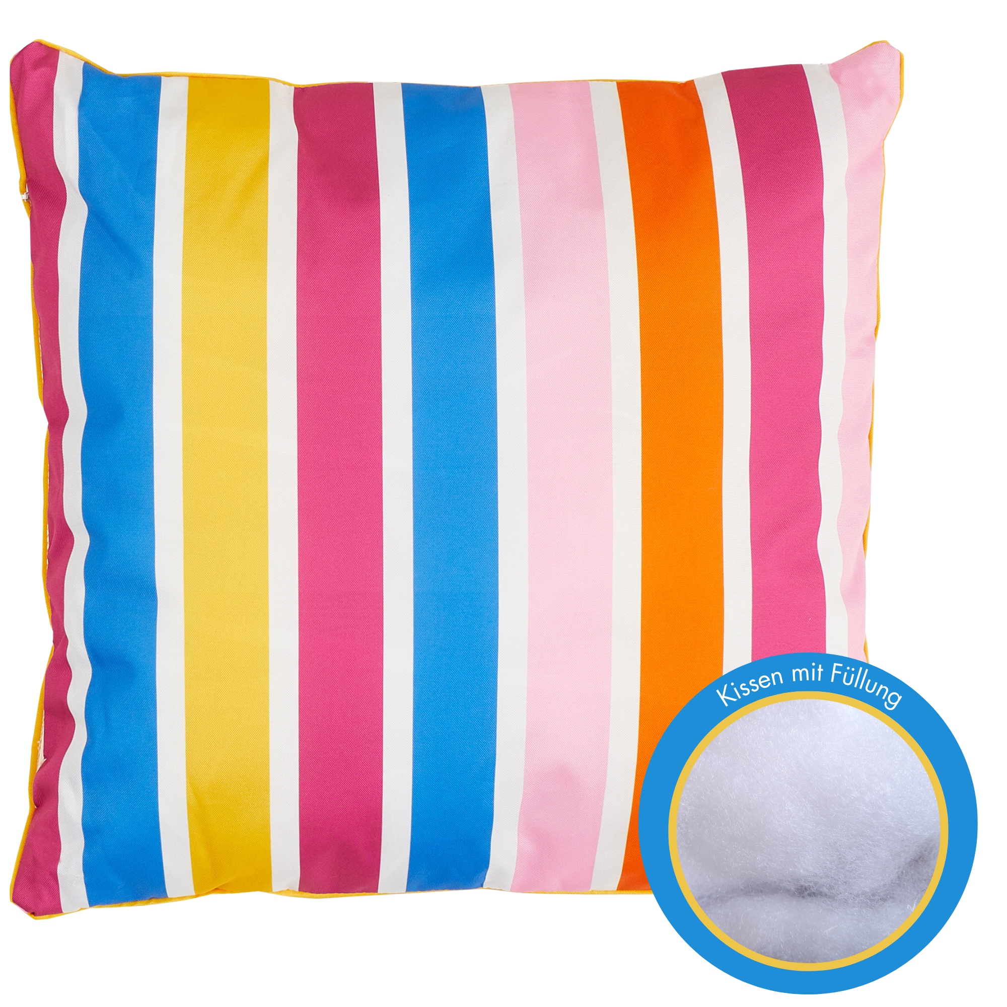 Image of Andiamo Dekokissen "Helia, Kissenhülle mit Füllung" Sofakissen, modernes Design, eckig, 40x40, Outdoor geeignet