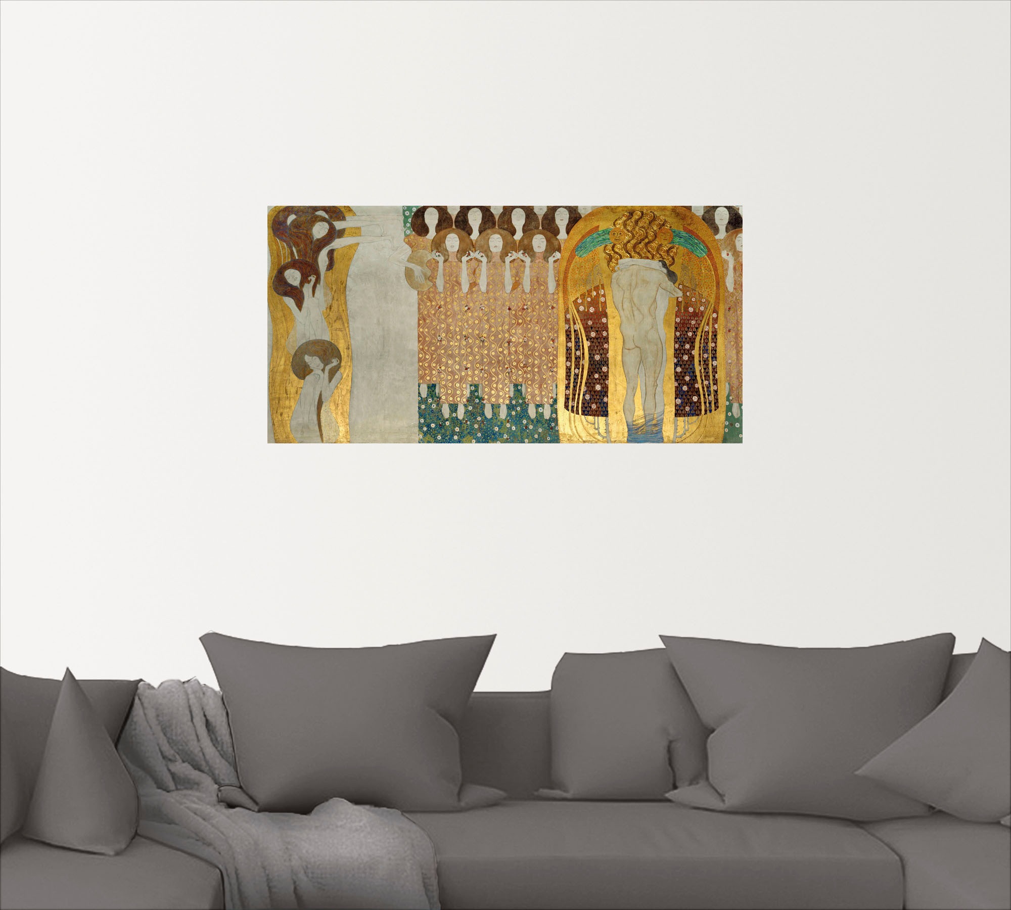 Artland Wandbild »Beethovenfries«, Gruppen & Familien, (1 St.), als Leinwandbild, Poster, Wandaufkleber in verschied. Grössen