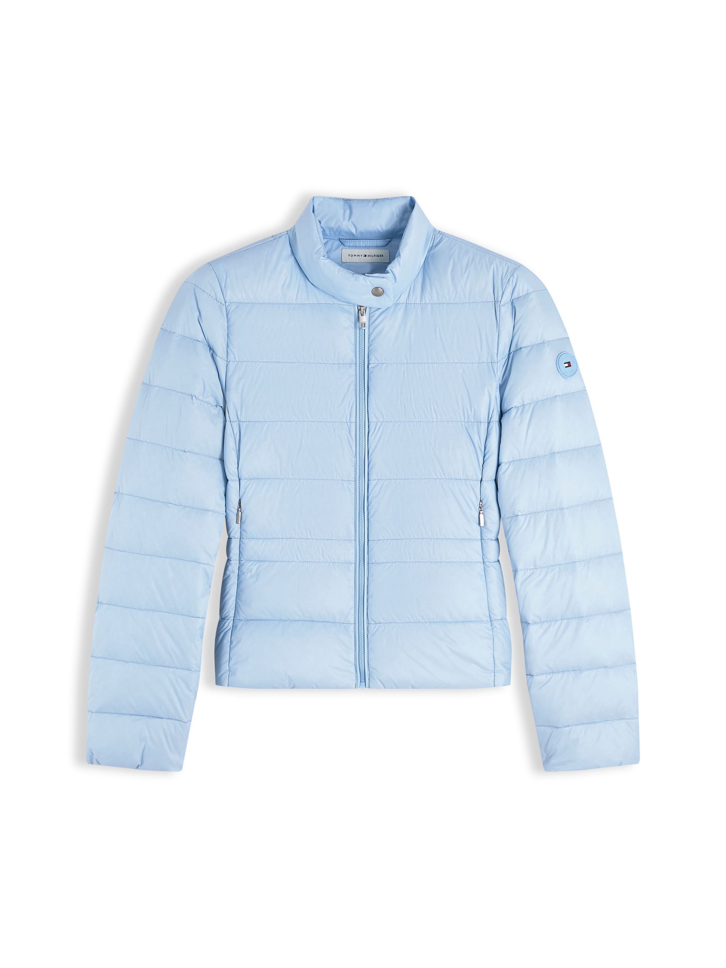 Tommy Hilfiger Daunenjacke »LW DOWN PACKABLE JACKET« ohne Kapuze aus pflegeleichter Kunstfaser, leichte Steppqualität