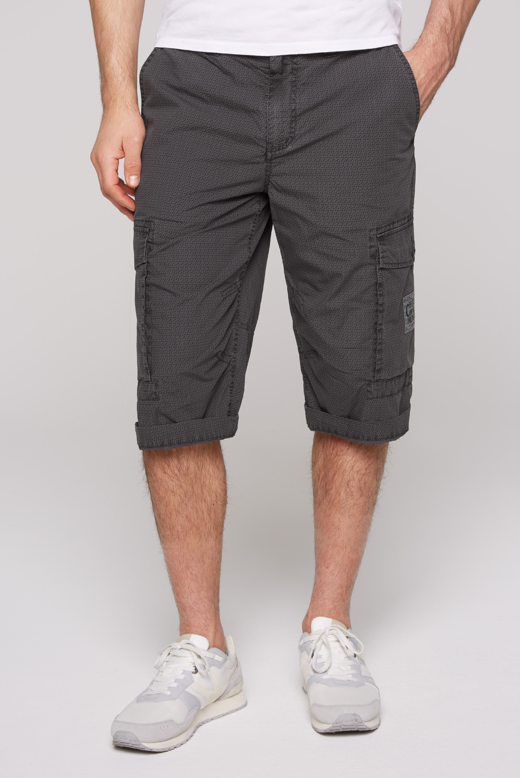Cargoshorts, mit All-Over Print