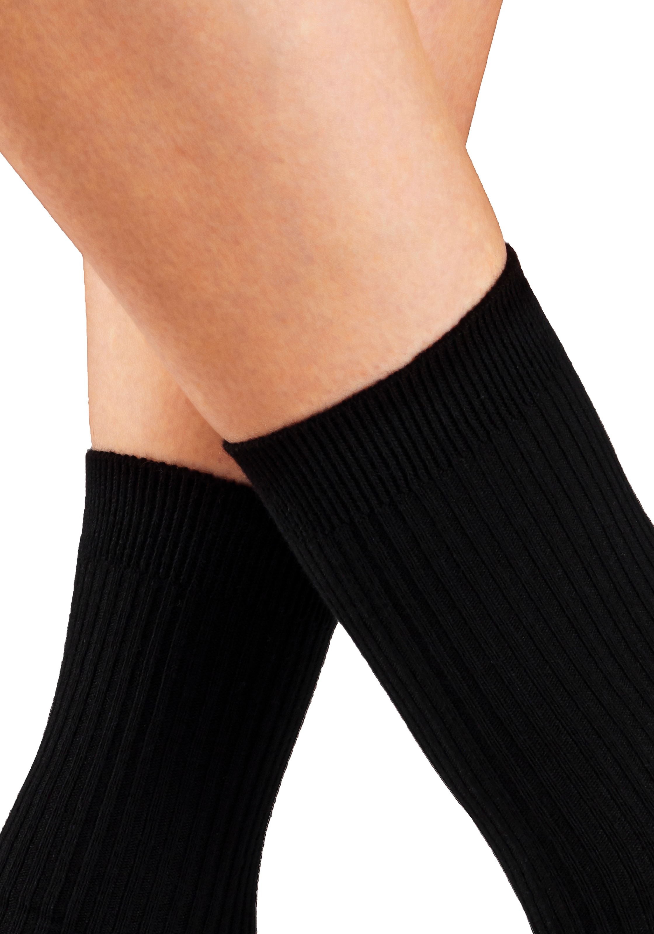 Lavana Basicsocken, (Packung, 5 Paar), mit feiner Rippe