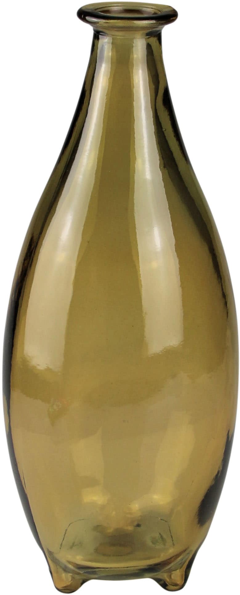 Image of AM Design Dekovase "Strahlende gelbe Vase aus Glas" verleiht jedem Raum Farbe und Leben