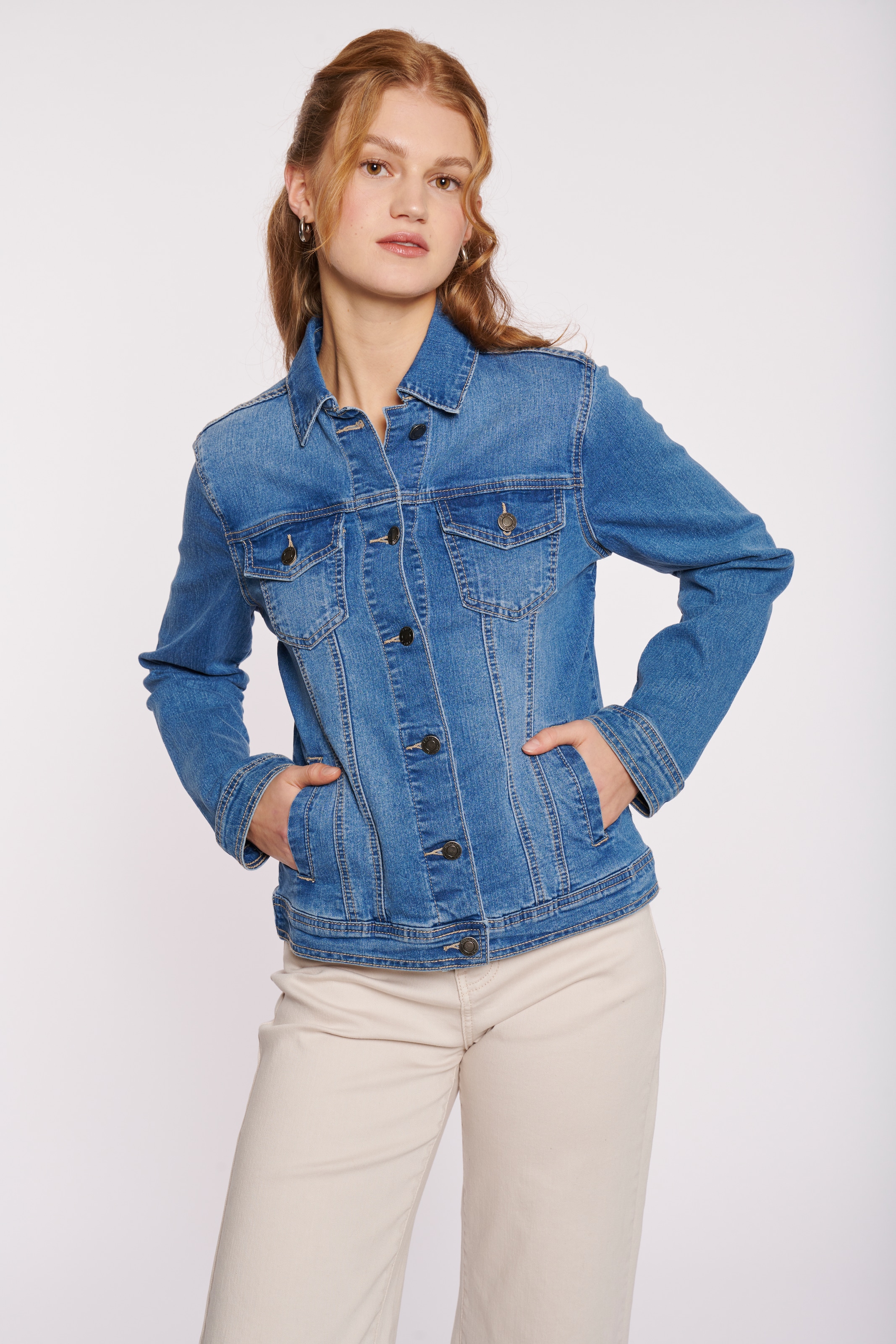 Image of HaILY’S Jeansjacke "LS C DJK Ma44cy" ohne Kapuze