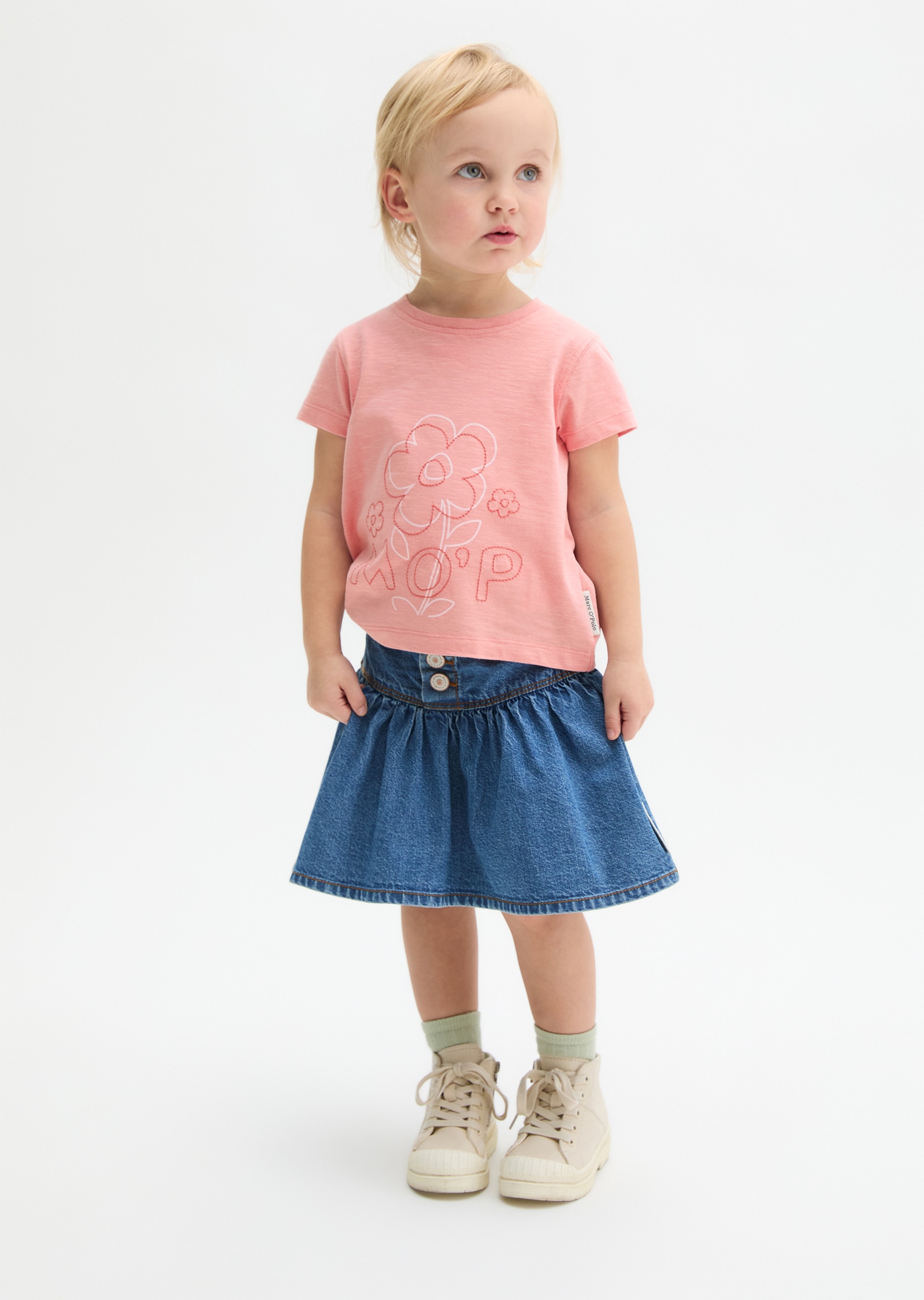 Marc O'Polo Junior T-shirt modischer Print, normale Passform