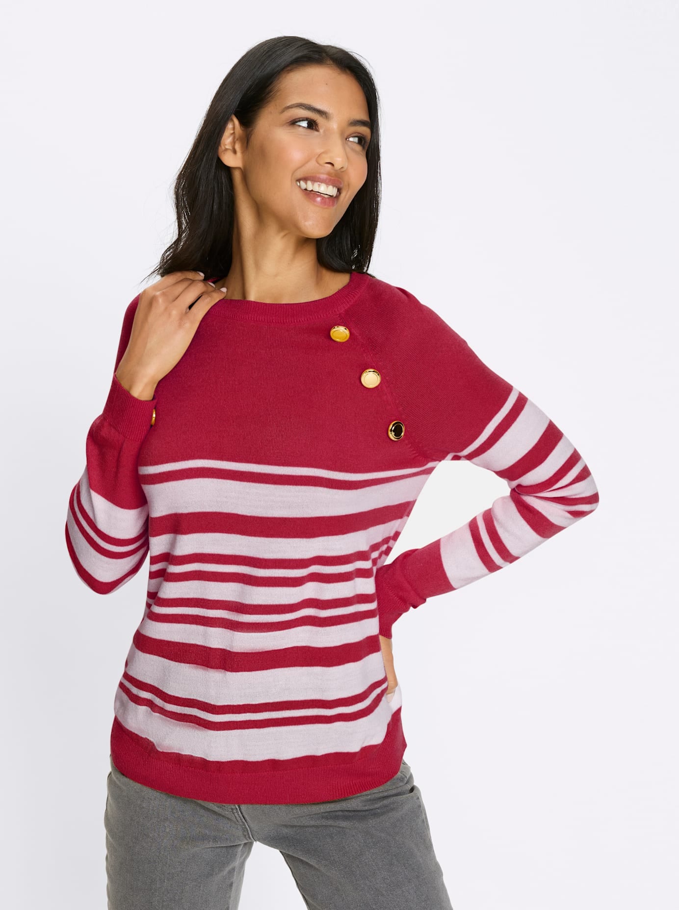 Image of Classic Basics Streifenpullover "Ringel-Pullover"