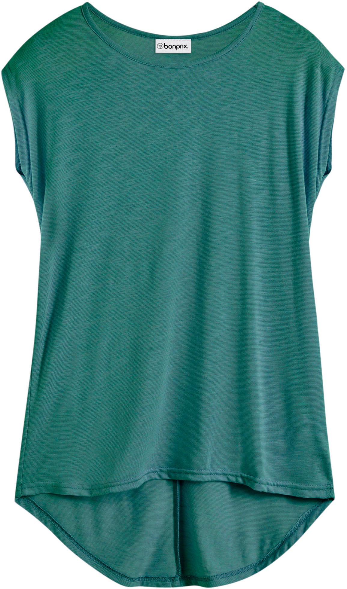 bonprix T-shirt long »Longshirt aus Viskose-Mischung« coupe décontractée, dos plus long, ourlet arrondi