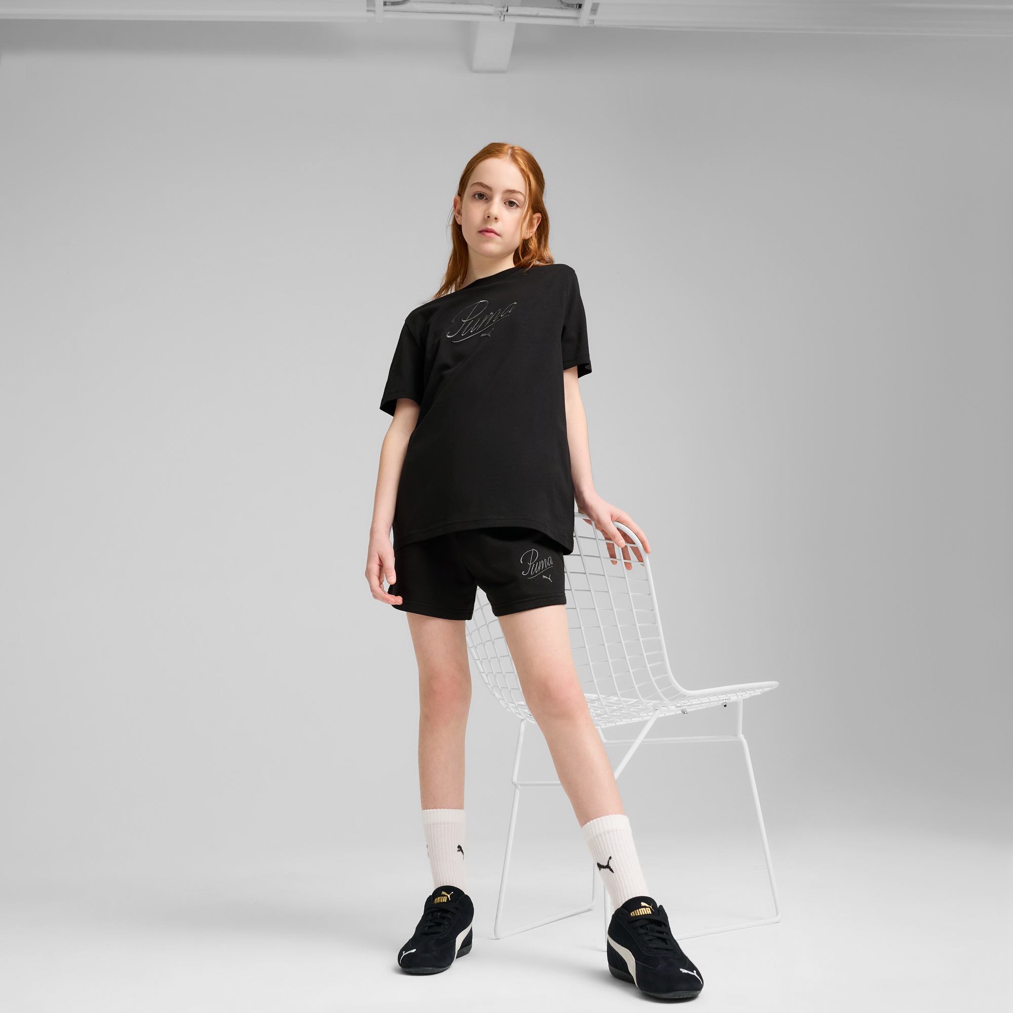 PUMA T-Shirt »ESS SCRIPT TEE G«