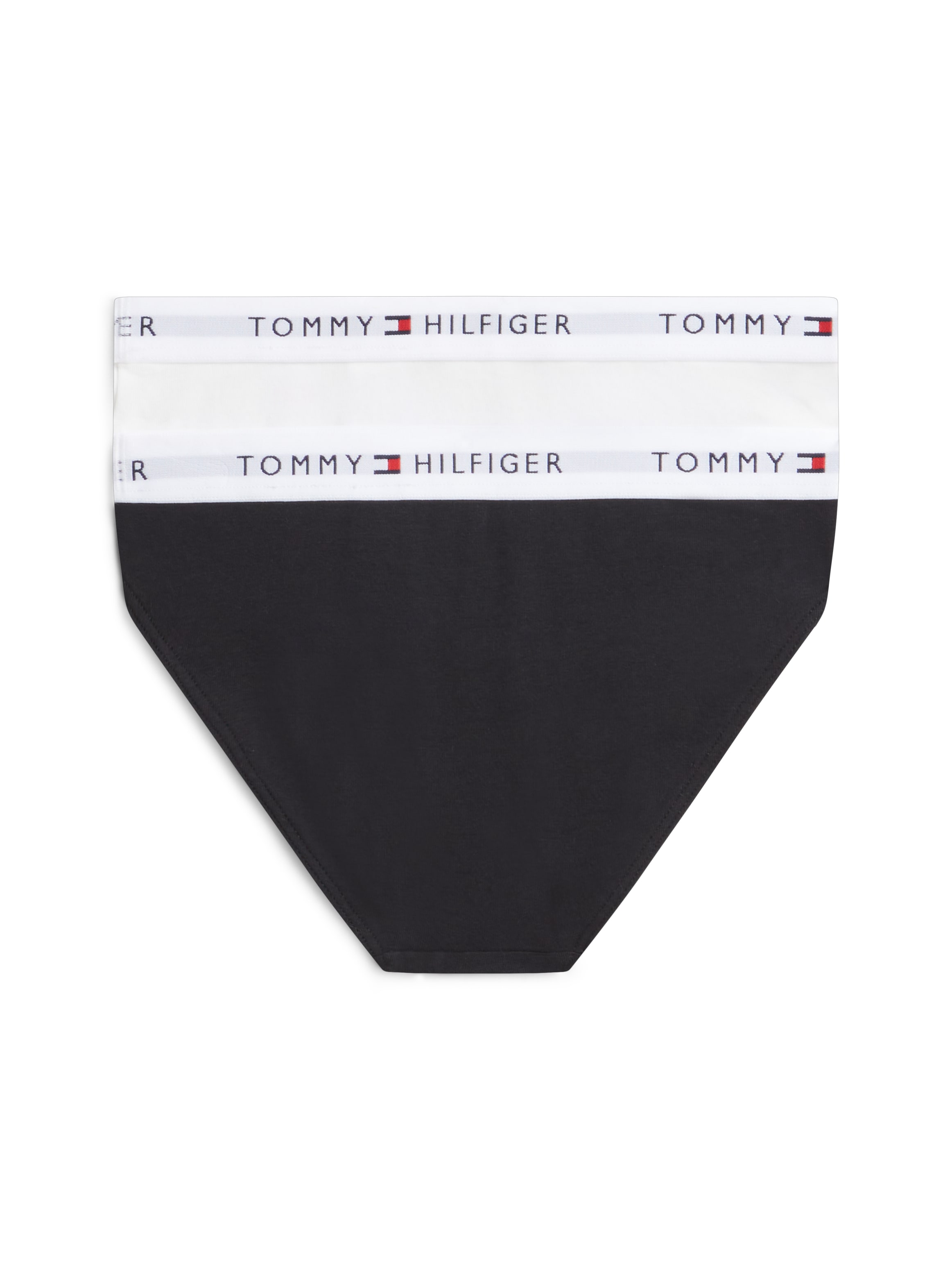 Tommy Hilfiger Underwear Slip de bikini »2PK« 2 cuis avec taille à logo signature Tommy