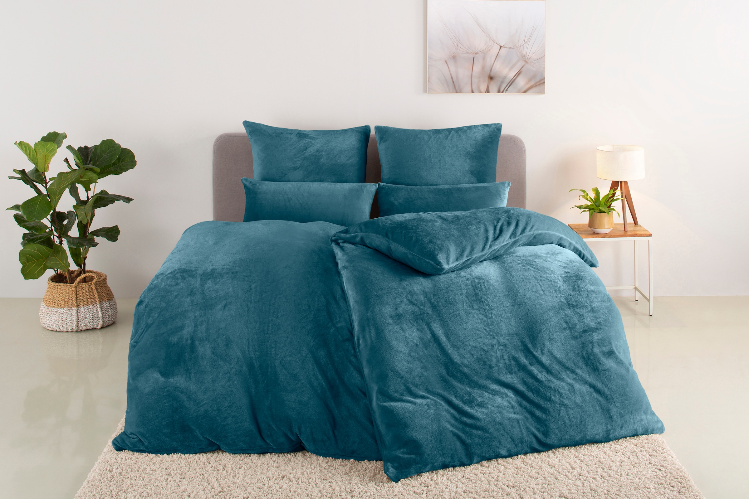 GOODproduct Linge de lit »Desner3« 2 linge de lit avec fermeture éclair, toucher cachemire, douillet et doux