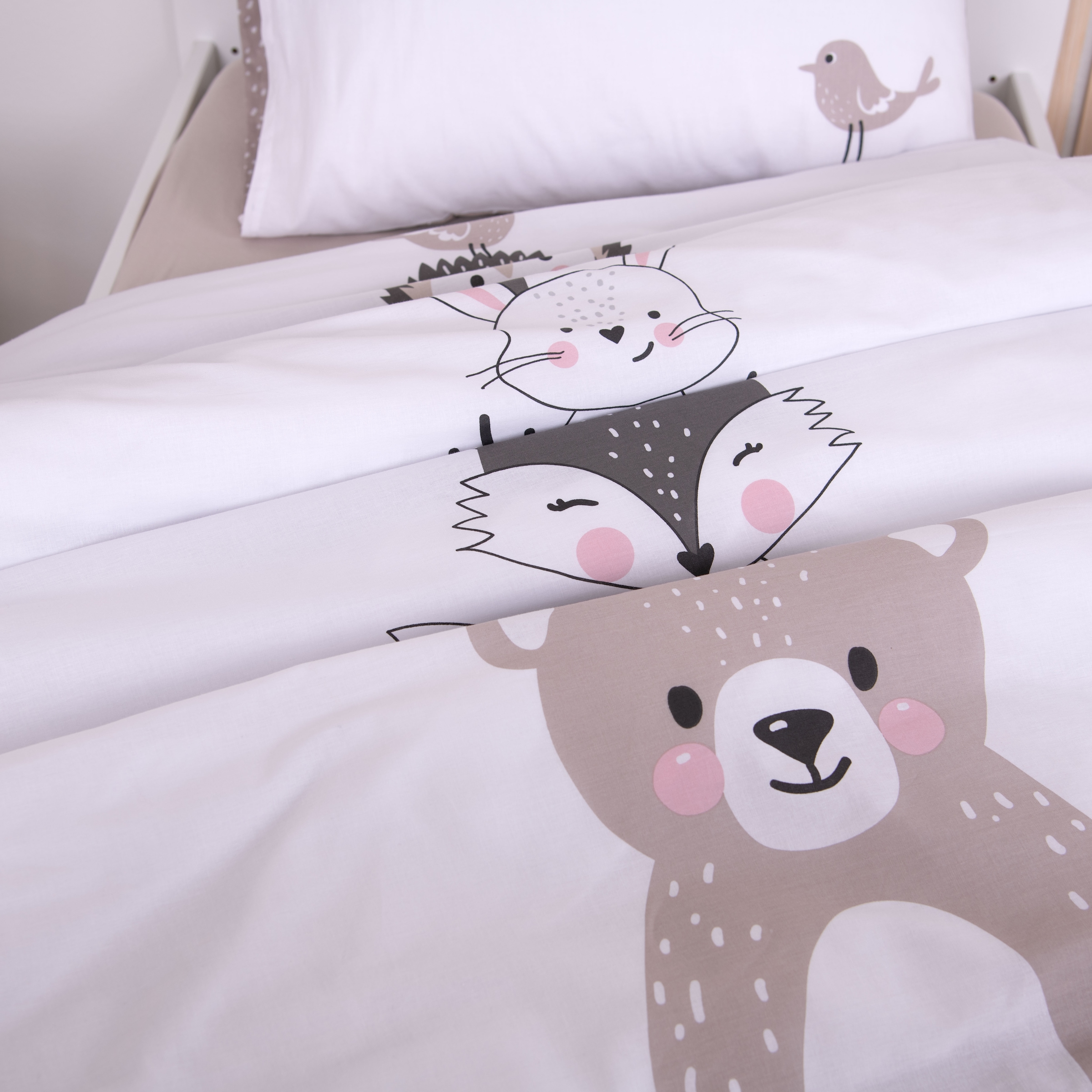 Baby Best Babybettwäsche »babybest Woodland Crew« 1 Stk. mit Wendefunktion