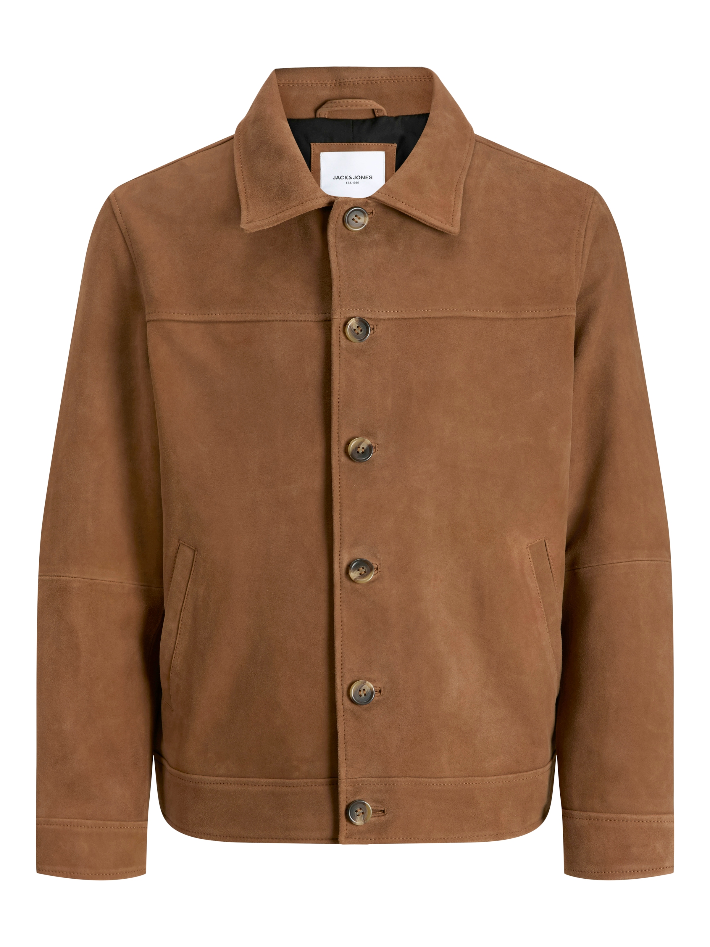 Jack & Jones Hemdjacke »JJECASABLANCA SHACKET SN« mit auffälliger Knopfleiste