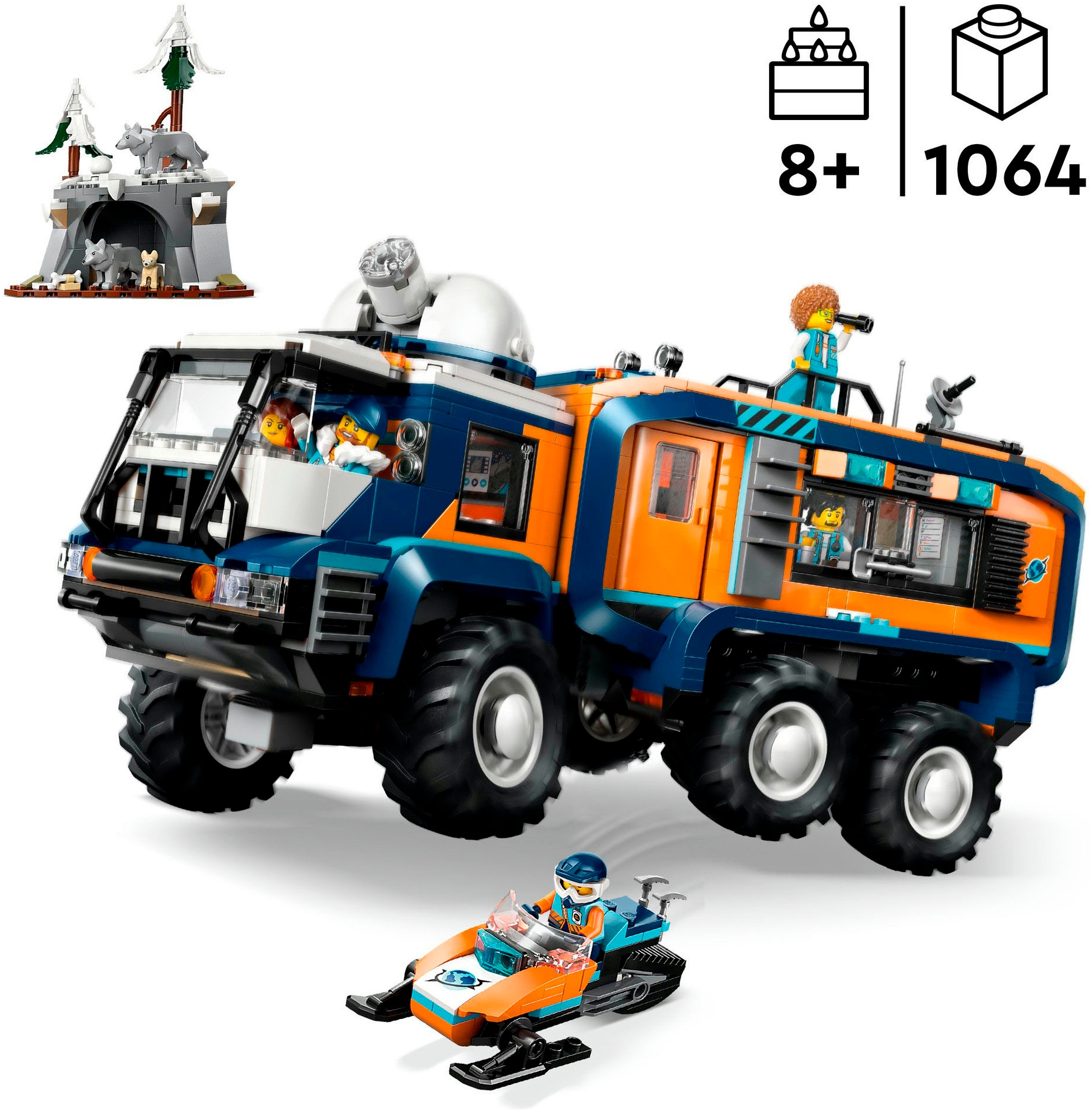 LEGO® Pions de construction »Arktis-Truck mit Labor (60471), LEGO City« Made in Europe