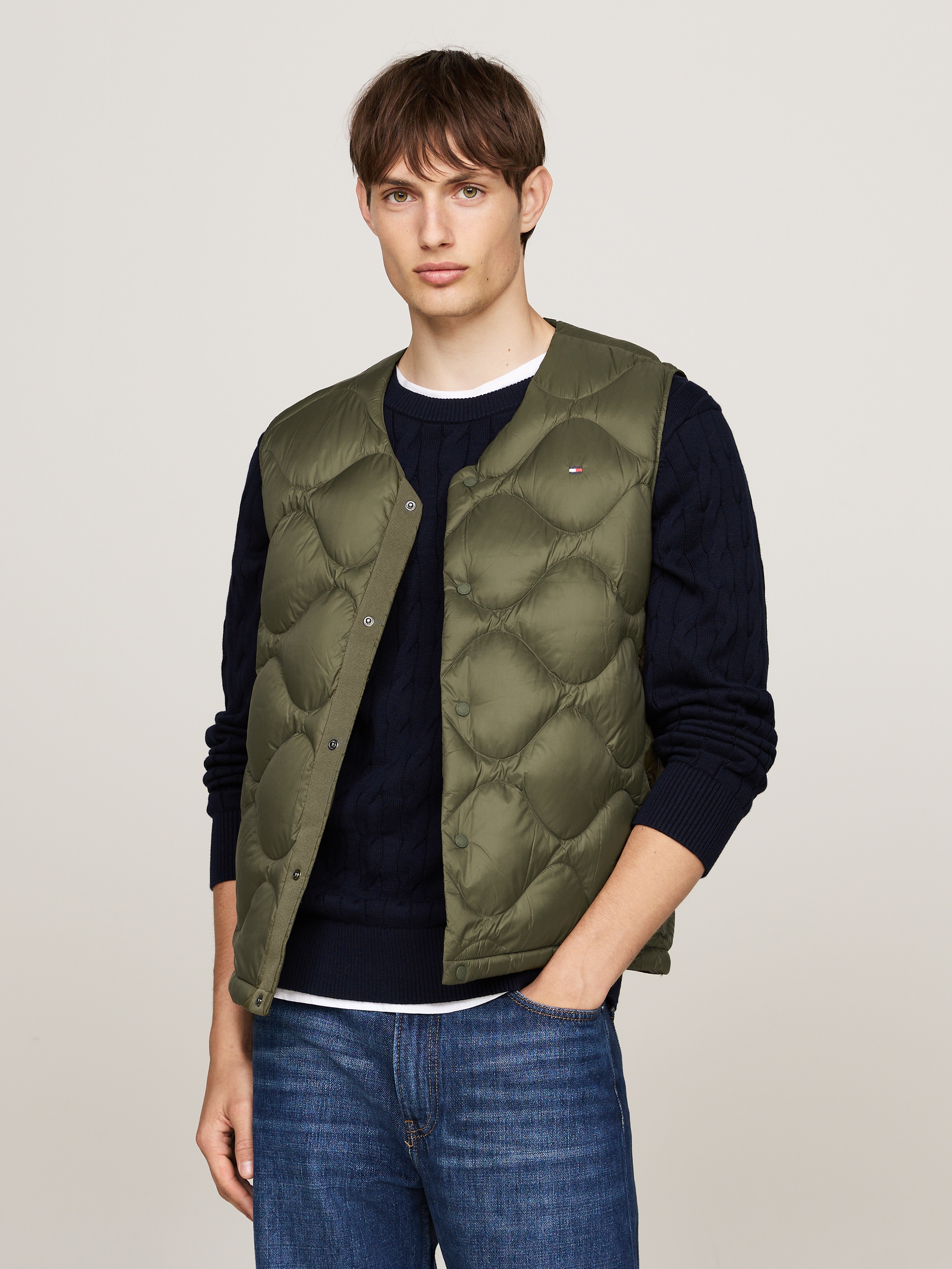 Steppweste »ONION QUILTED DOWN LINER VEST«, mit Zwiebelsteppung