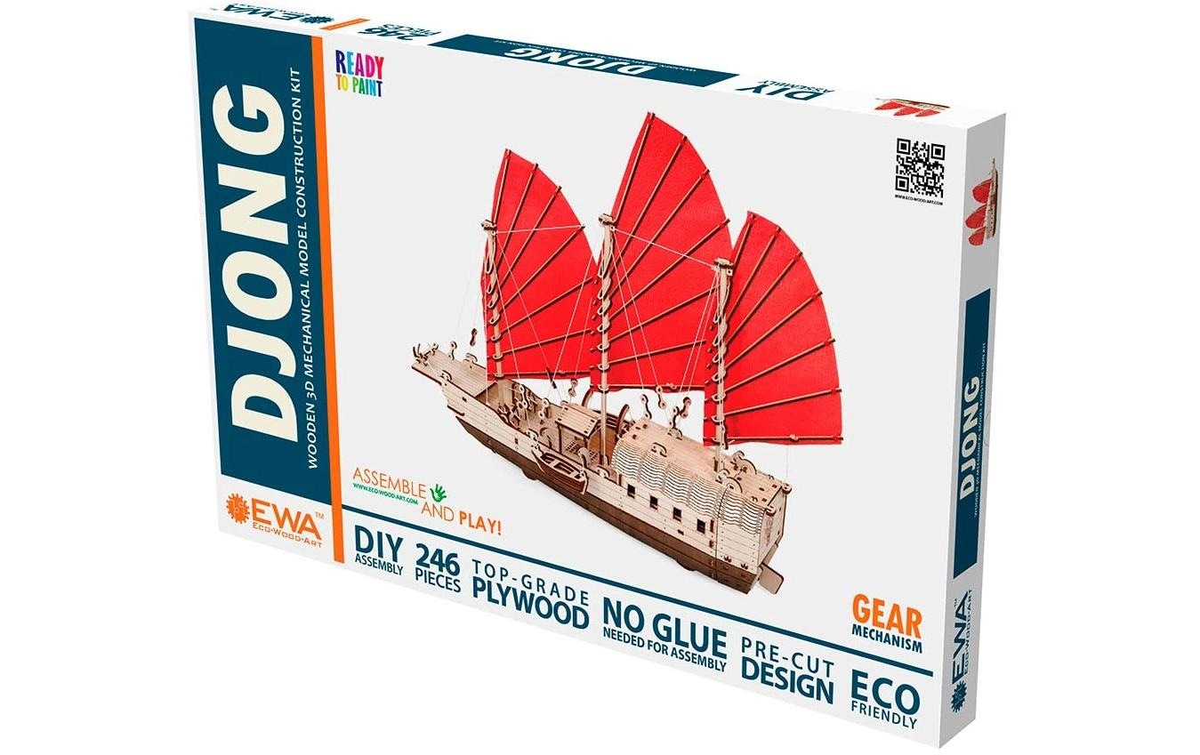   Kit de modèles réduits »Eco-Wood-Art Asiatisches Schiff Djong« 246 cuis tlg.